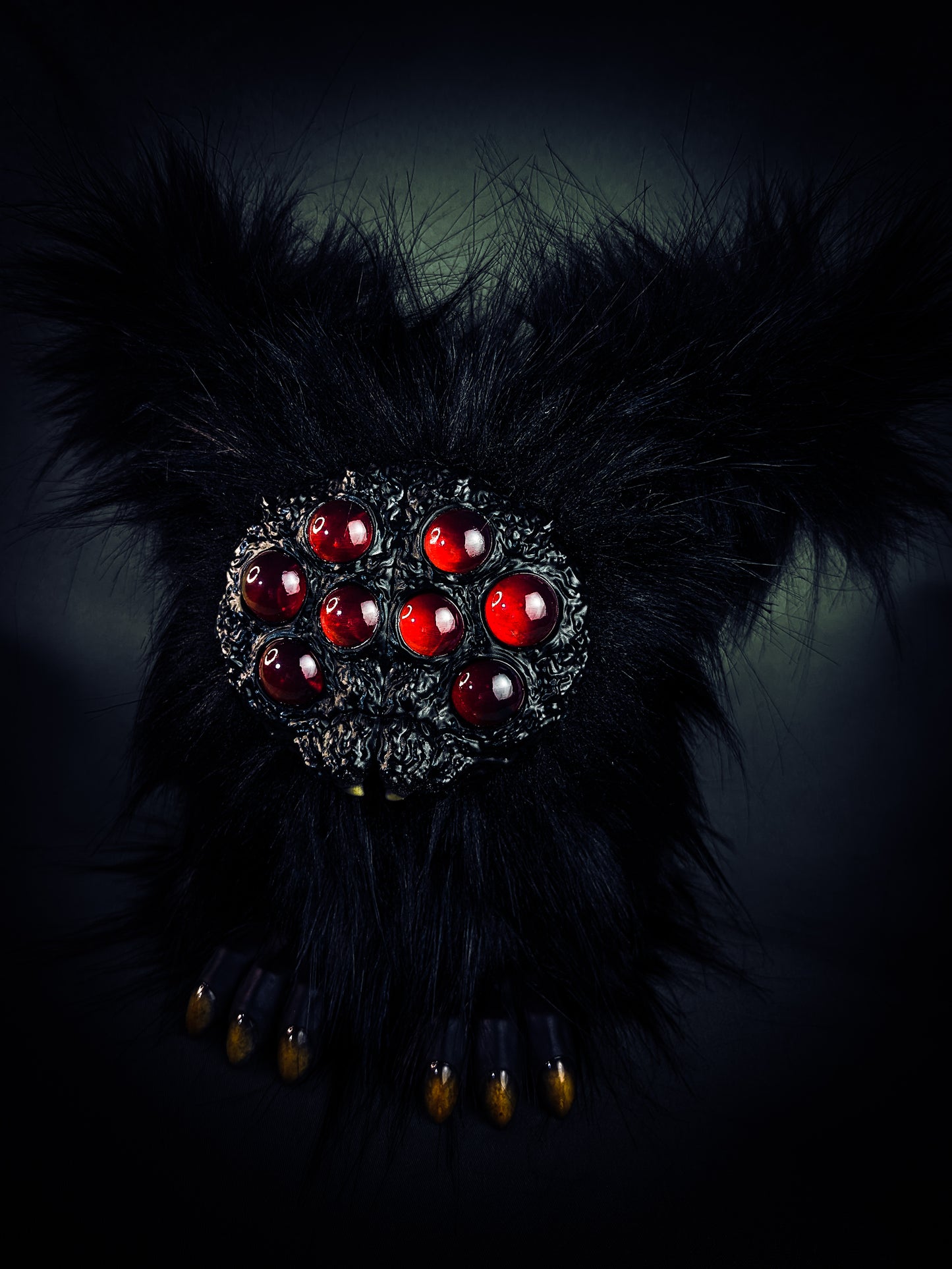 Shadow Crawler - KREBTOR: Custom Electronic Spider Furby Art Doll