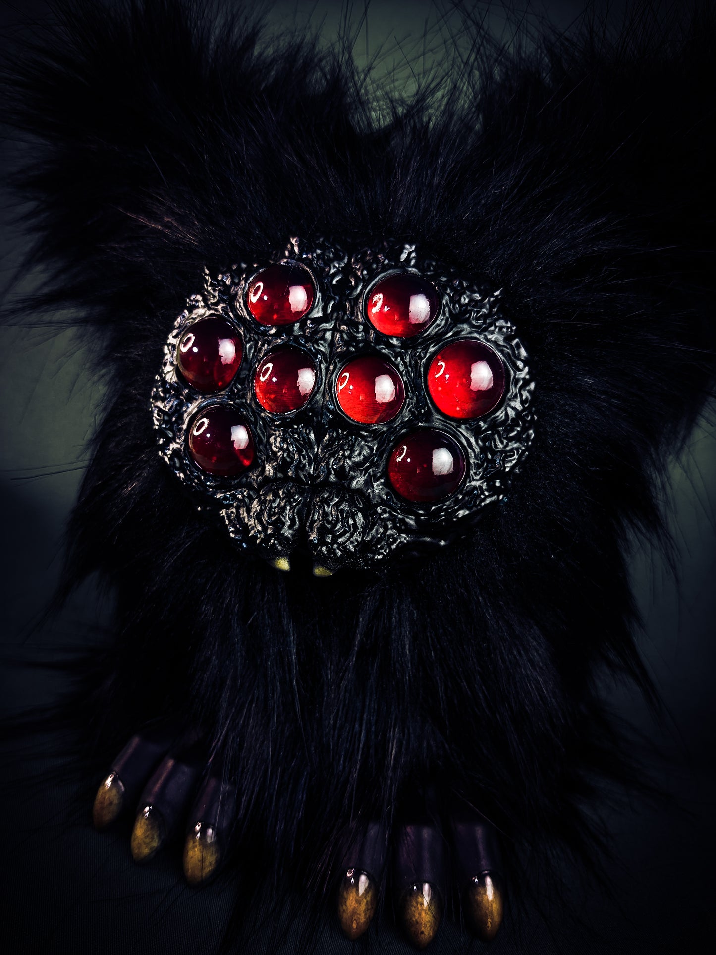 Shadow Crawler - KREBTOR: Custom Electronic Spider Furby Art Doll