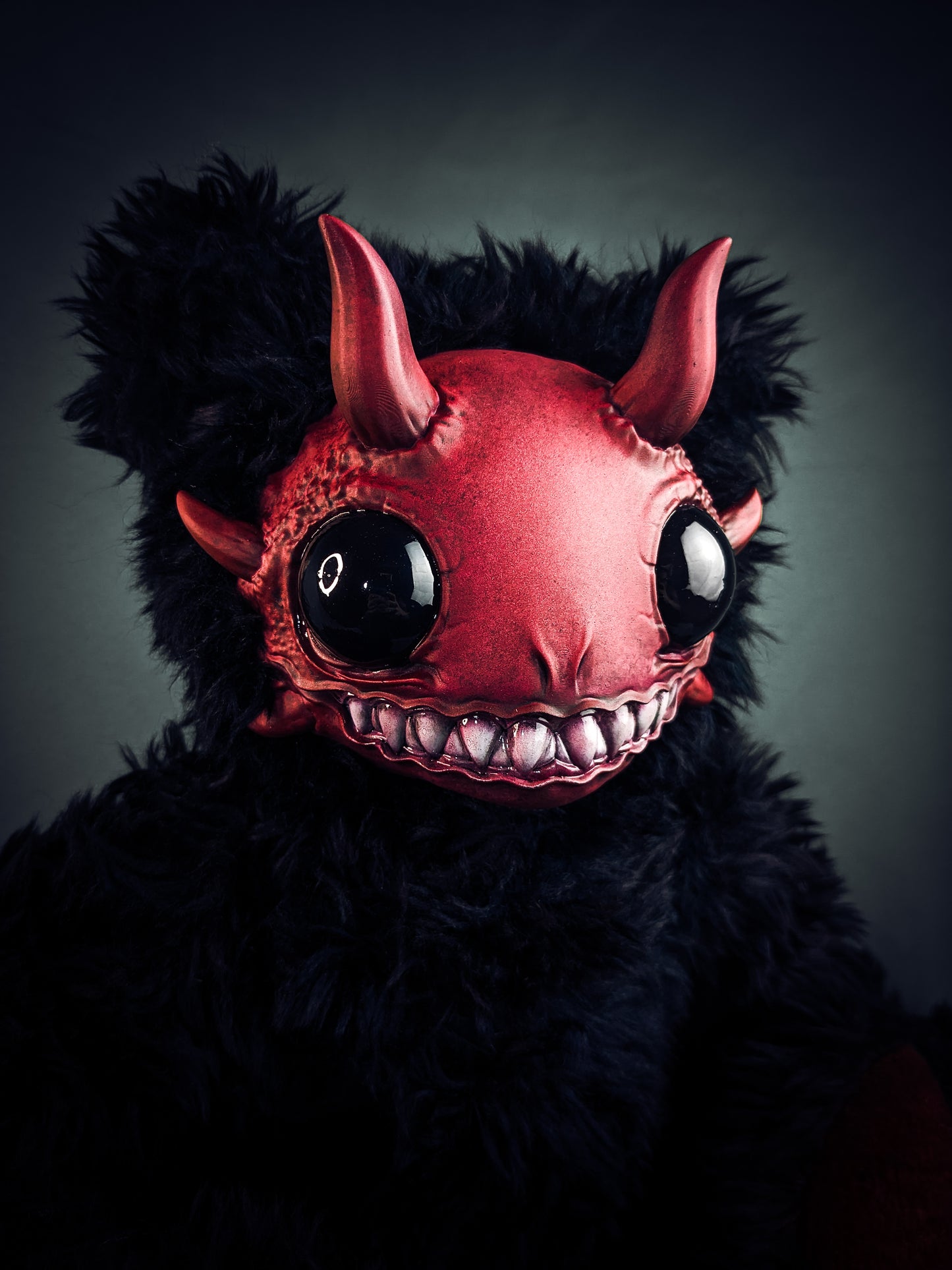 Abyssal Delight: REEFUL - CRYPTCRITZ Handcrafted Deep Sea Demon Art Doll Plush Toy for Dark Enchantresses of the Abyss