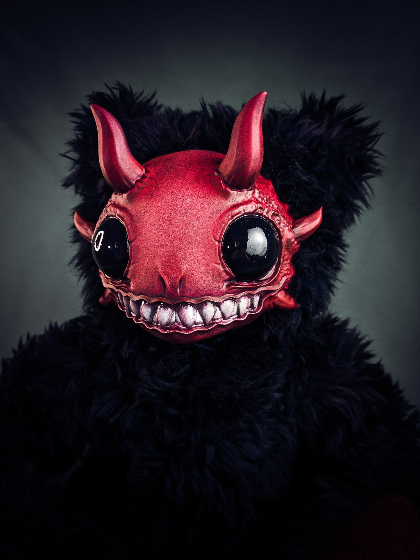 Abyssal Delight: REEFUL - CRYPTCRITZ Handcrafted Deep Sea Demon Art Doll Plush Toy for Dark Enchantresses of the Abyss