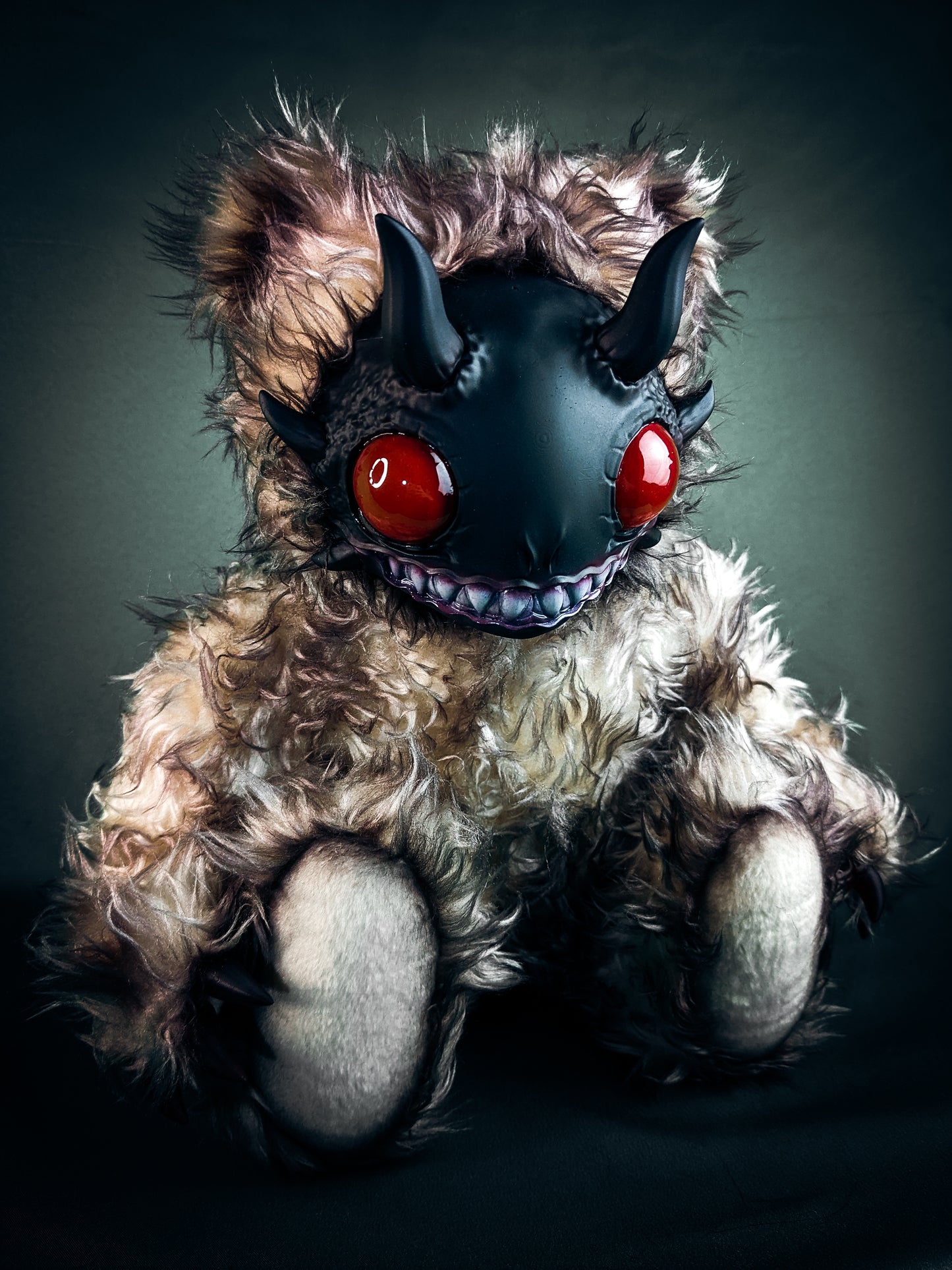 Tidal Temptation: REEFUL - CRYPTCRITZ Handcrafted Deep Sea Demon Art Doll Plush Toy for Dark Enchantresses of the Abyss