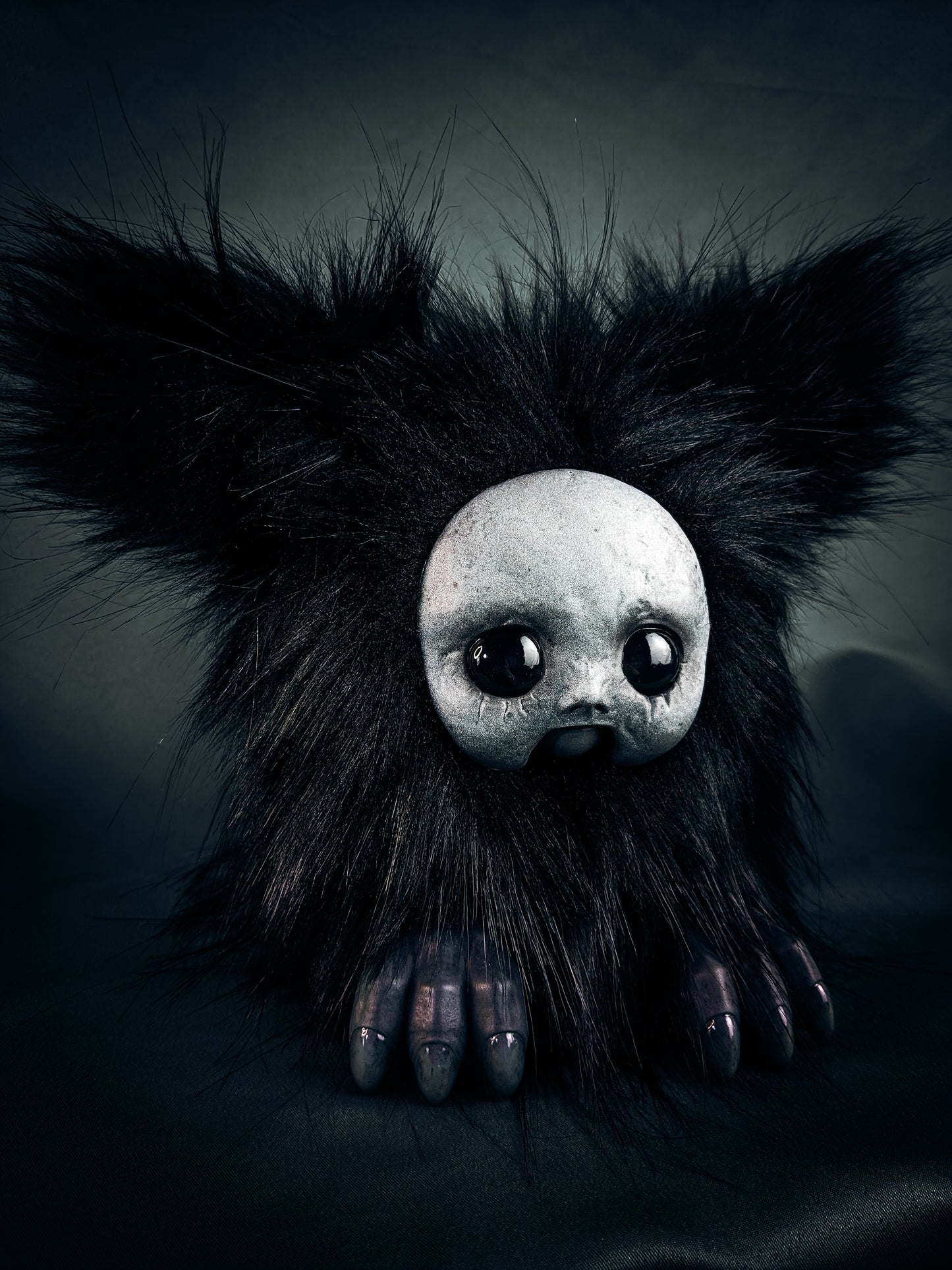 Drifting Dread - RUIN: Custom Electronic Gothic Furby Art Doll