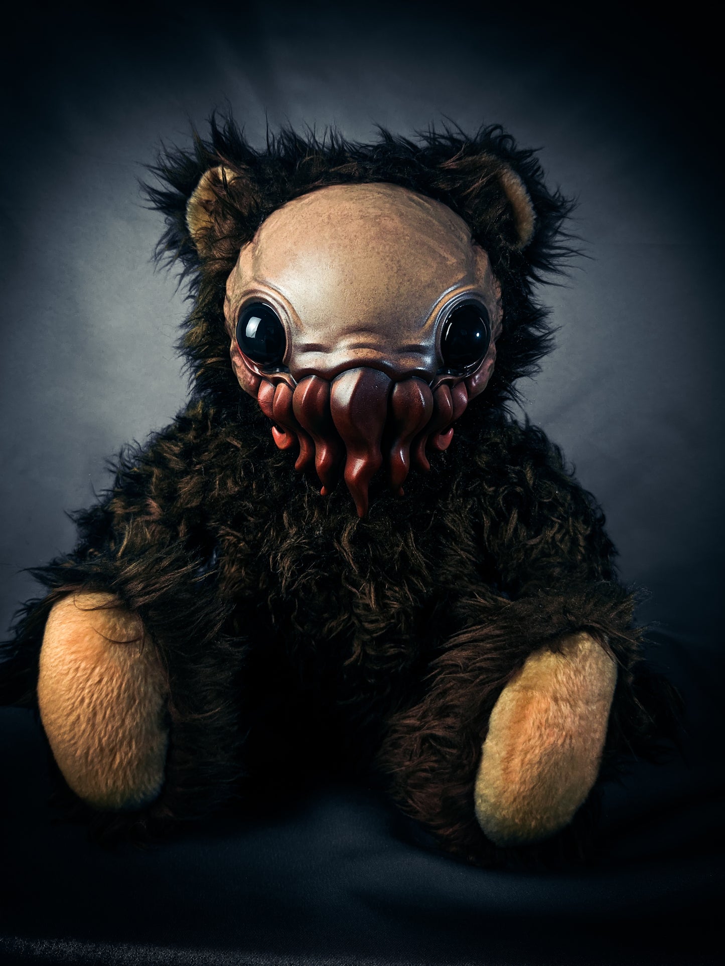 Unholy Godling: ELDINUTH - CRYPTCRITZ Handcrafted Lovecraftian Cthulhu Art Doll Plush Toy for Eldritch Entities