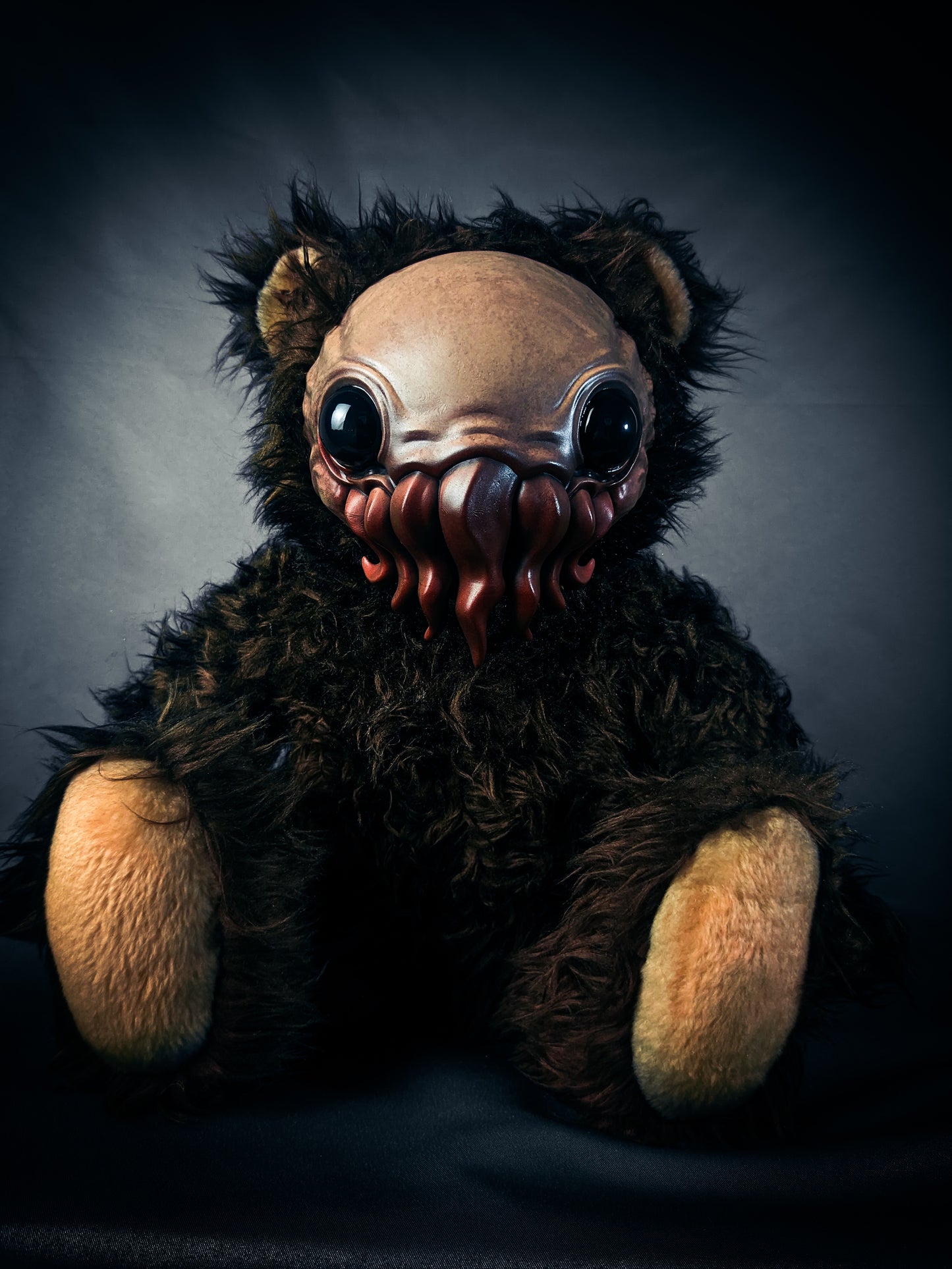 Unholy Godling: ELDINUTH - CRYPTCRITZ Handcrafted Lovecraftian Cthulhu Art Doll Plush Toy for Eldritch Entities