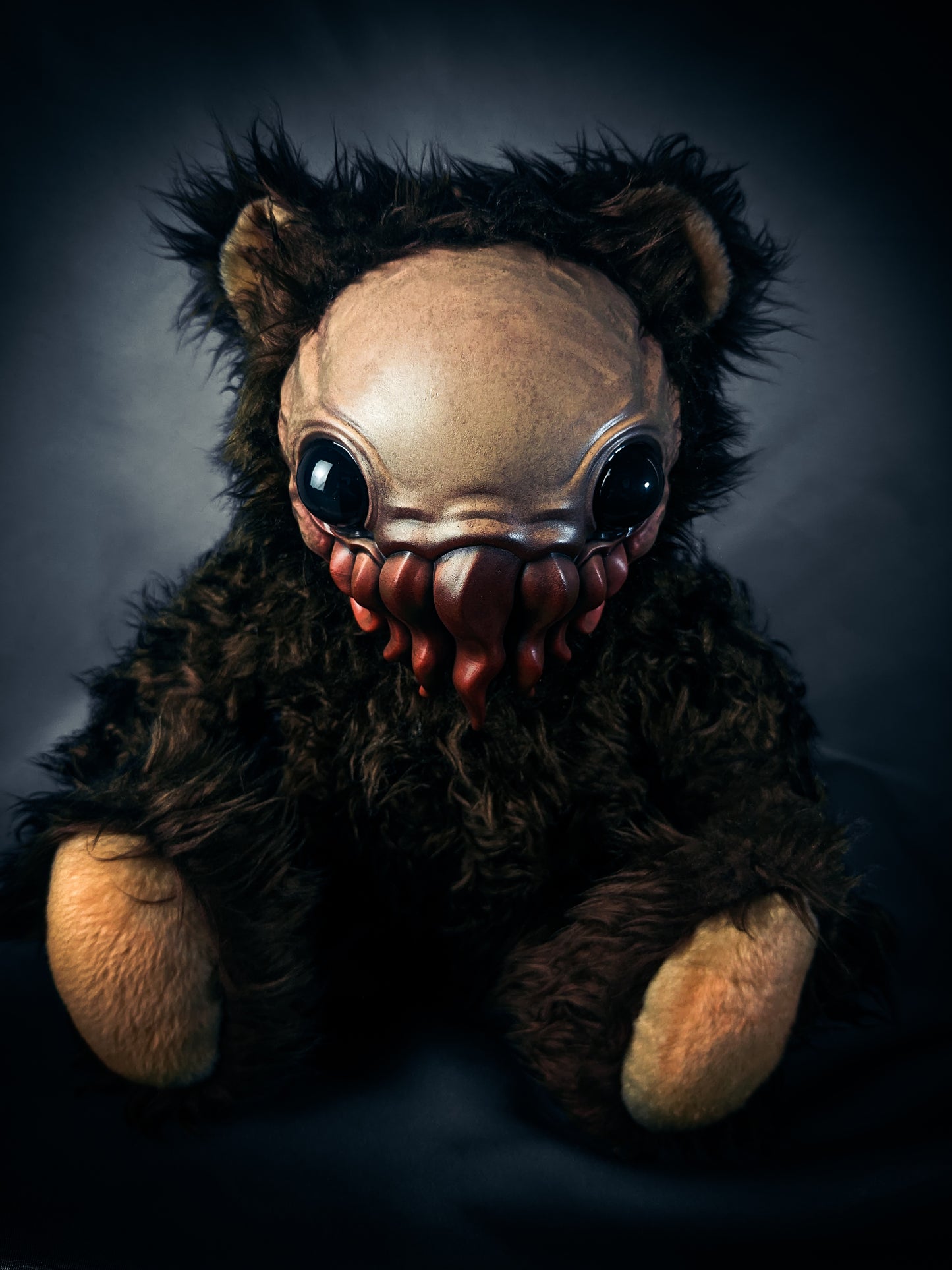 Unholy Godling: ELDINUTH - CRYPTCRITZ Handcrafted Lovecraftian Cthulhu Art Doll Plush Toy for Eldritch Entities