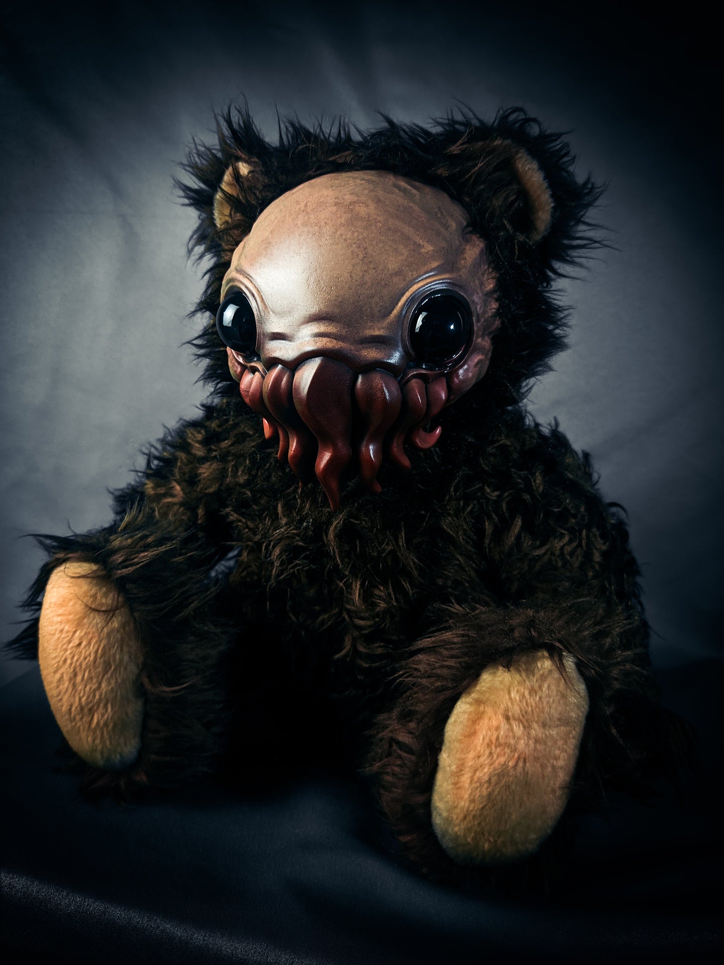 Unholy Godling: ELDINUTH - CRYPTCRITZ Handcrafted Lovecraftian Cthulhu Art Doll Plush Toy for Eldritch Entities