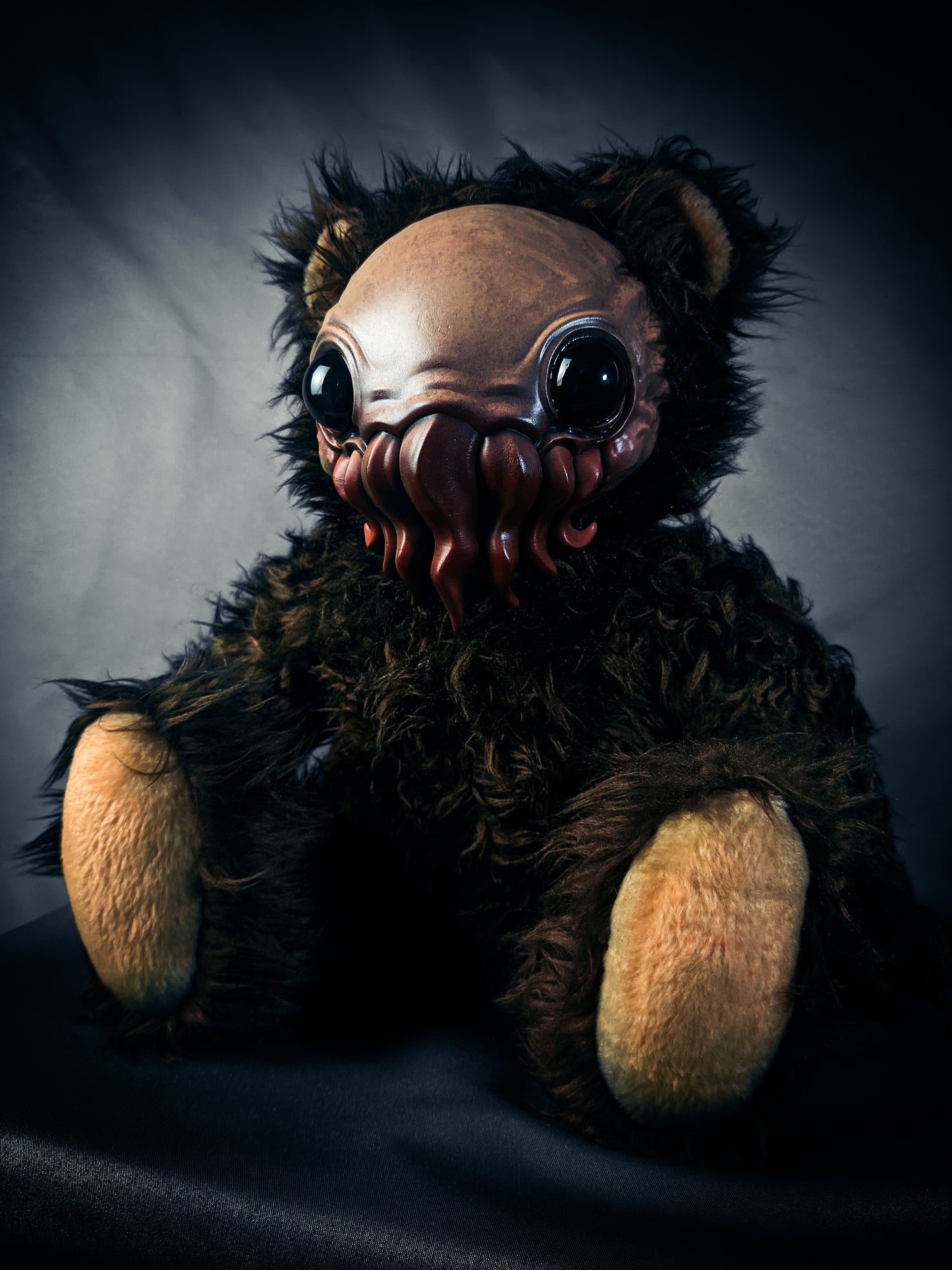 Unholy Godling: ELDINUTH - CRYPTCRITZ Handcrafted Lovecraftian Cthulhu Art Doll Plush Toy for Eldritch Entities