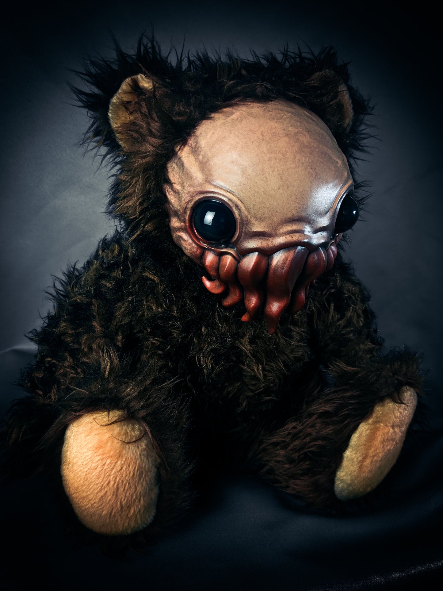 Unholy Godling: ELDINUTH - CRYPTCRITZ Handcrafted Lovecraftian Cthulhu Art Doll Plush Toy for Eldritch Entities