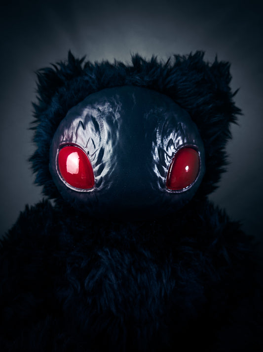 Arcane Flutter: HOLOTH - CRYPTCRITZ Handmade Moth Alien Art Doll Plush Toy for Mysterious Space Explorers