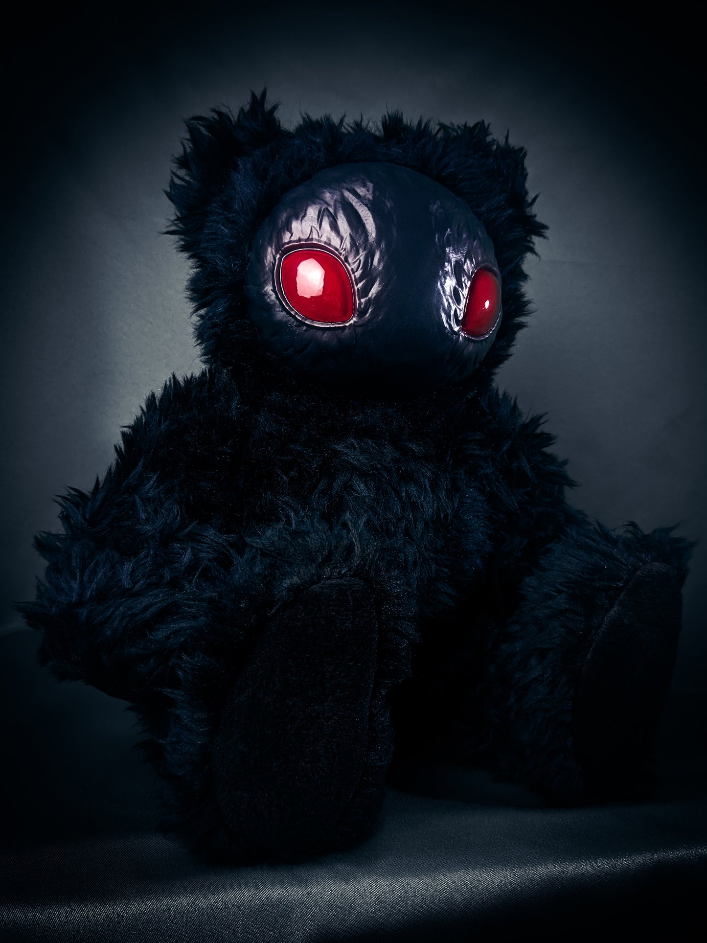 Arcane Flutter: HOLOTH - CRYPTCRITZ Handmade Moth Alien Art Doll Plush Toy for Mysterious Space Explorers