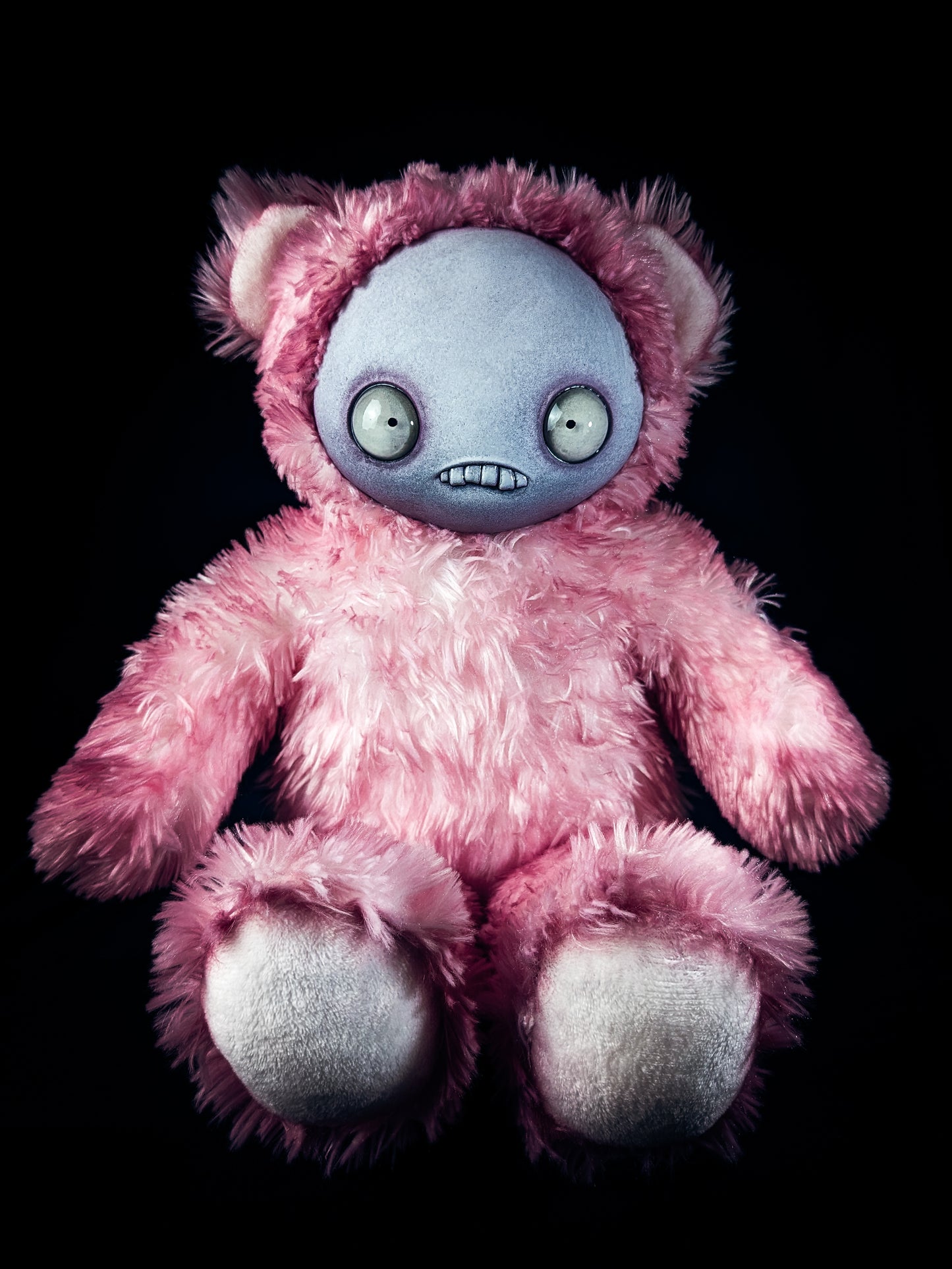 Sugary Overdose: JITTERS - CRYPTCRITZ Handcrafted Creepy Monster Art Doll Plush Toy for Unhinged Individuals