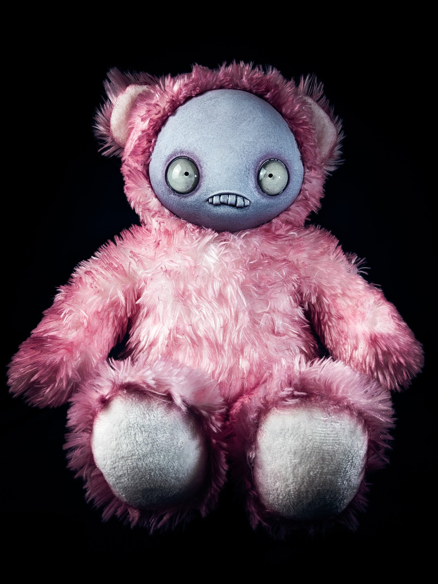 Sugary Overdose: JITTERS - CRYPTCRITZ Handcrafted Creepy Monster Art Doll Plush Toy for Unhinged Individuals