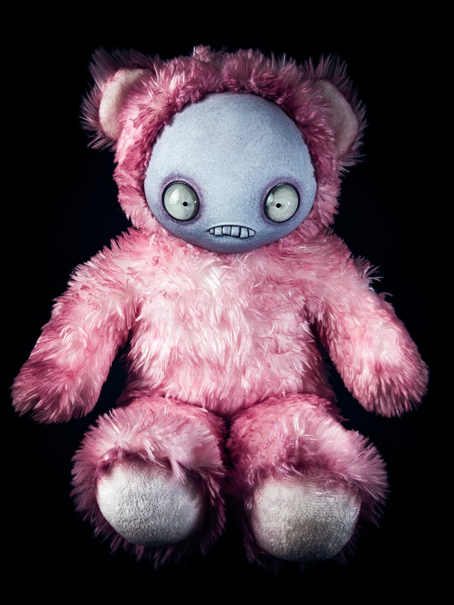 Sugary Overdose: JITTERS - CRYPTCRITZ Handcrafted Creepy Monster Art Doll Plush Toy for Unhinged Individuals