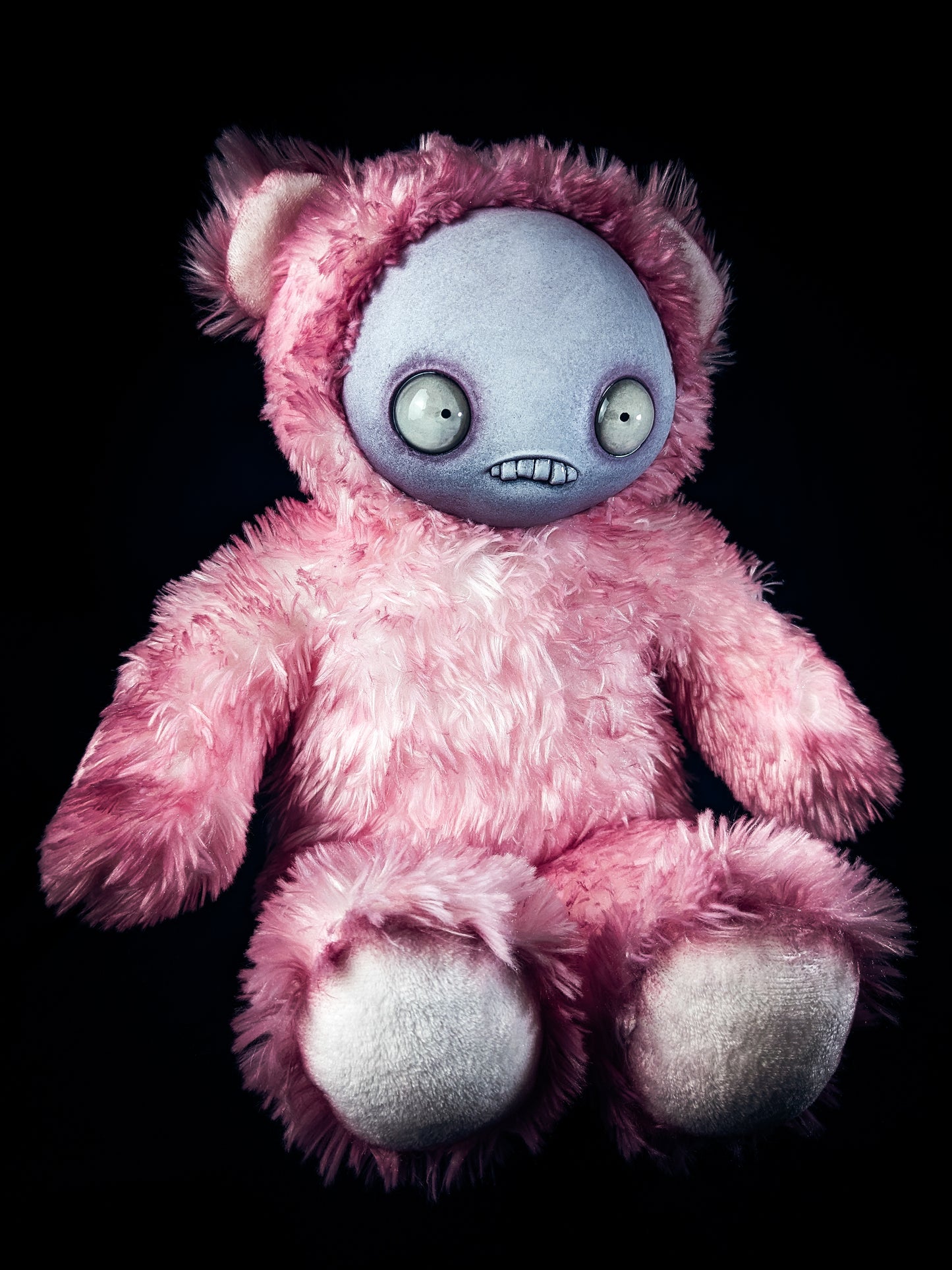 Sugary Overdose: JITTERS - CRYPTCRITZ Handcrafted Creepy Monster Art Doll Plush Toy for Unhinged Individuals