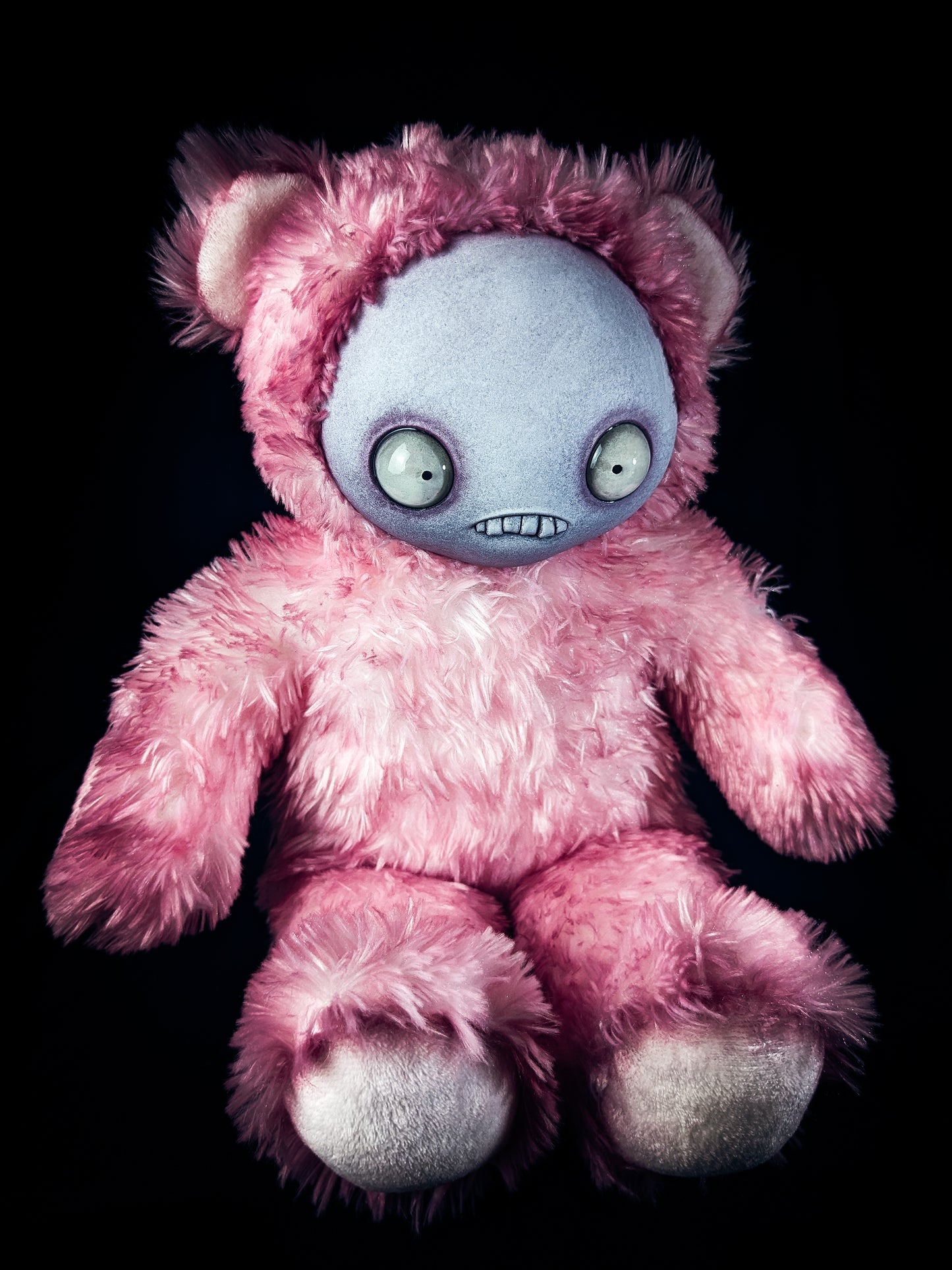 Sugary Overdose: JITTERS - CRYPTCRITZ Handcrafted Creepy Monster Art Doll Plush Toy for Unhinged Individuals