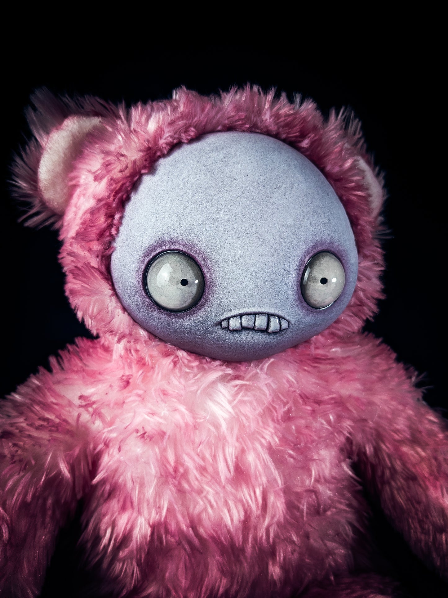 Sugary Overdose: JITTERS - CRYPTCRITZ Handcrafted Creepy Monster Art Doll Plush Toy for Unhinged Individuals