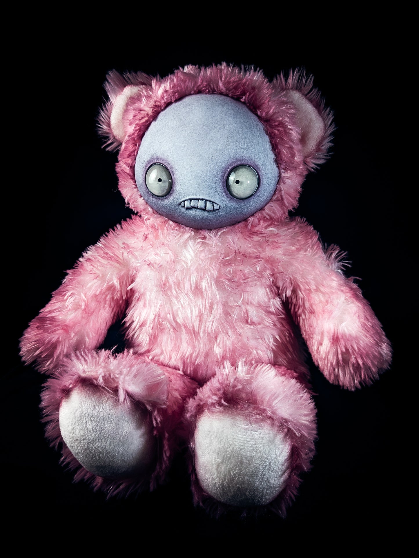 Sugary Overdose: JITTERS - CRYPTCRITZ Handcrafted Creepy Monster Art Doll Plush Toy for Unhinged Individuals