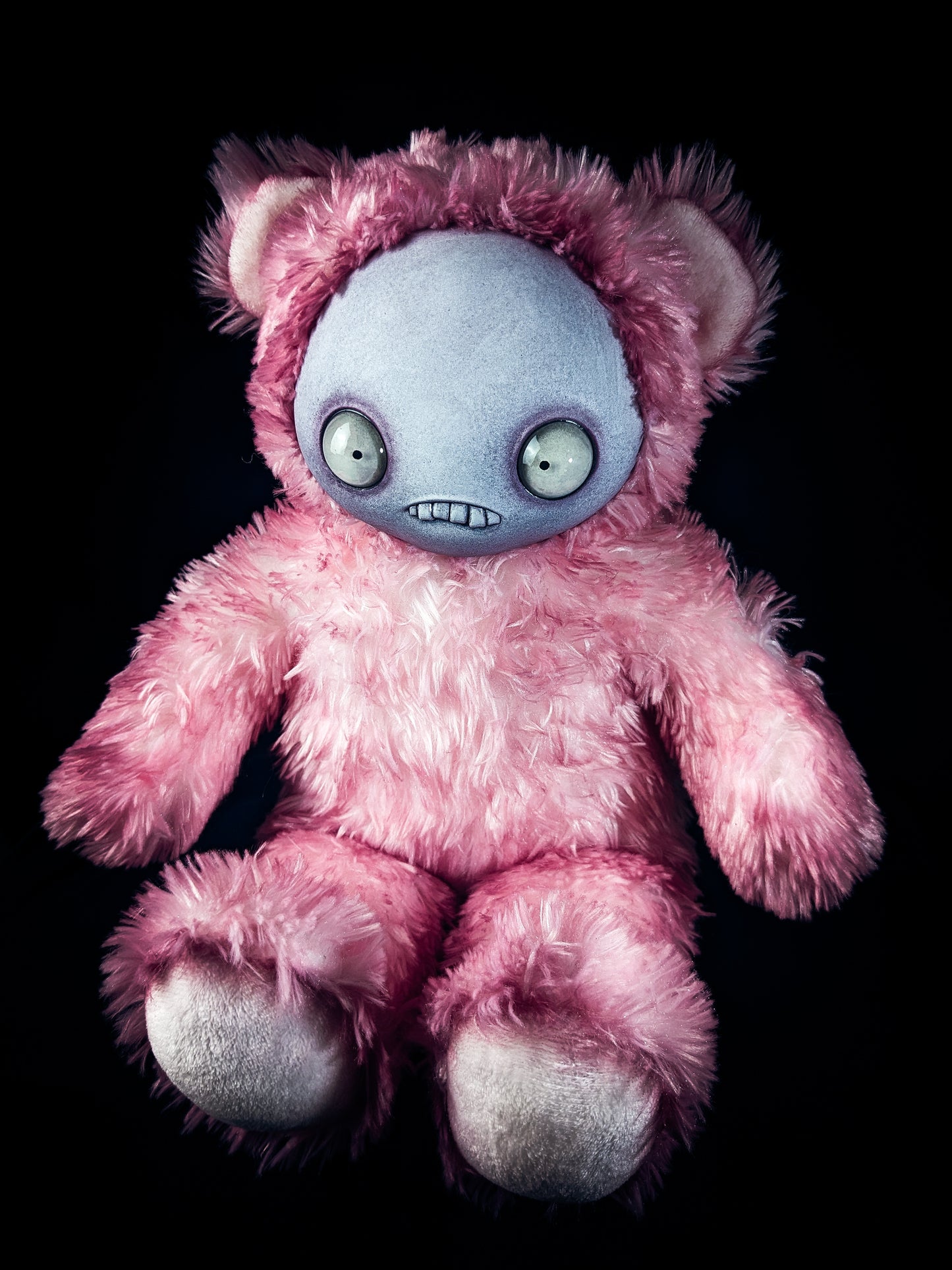 Sugary Overdose: JITTERS - CRYPTCRITZ Handcrafted Creepy Monster Art Doll Plush Toy for Unhinged Individuals