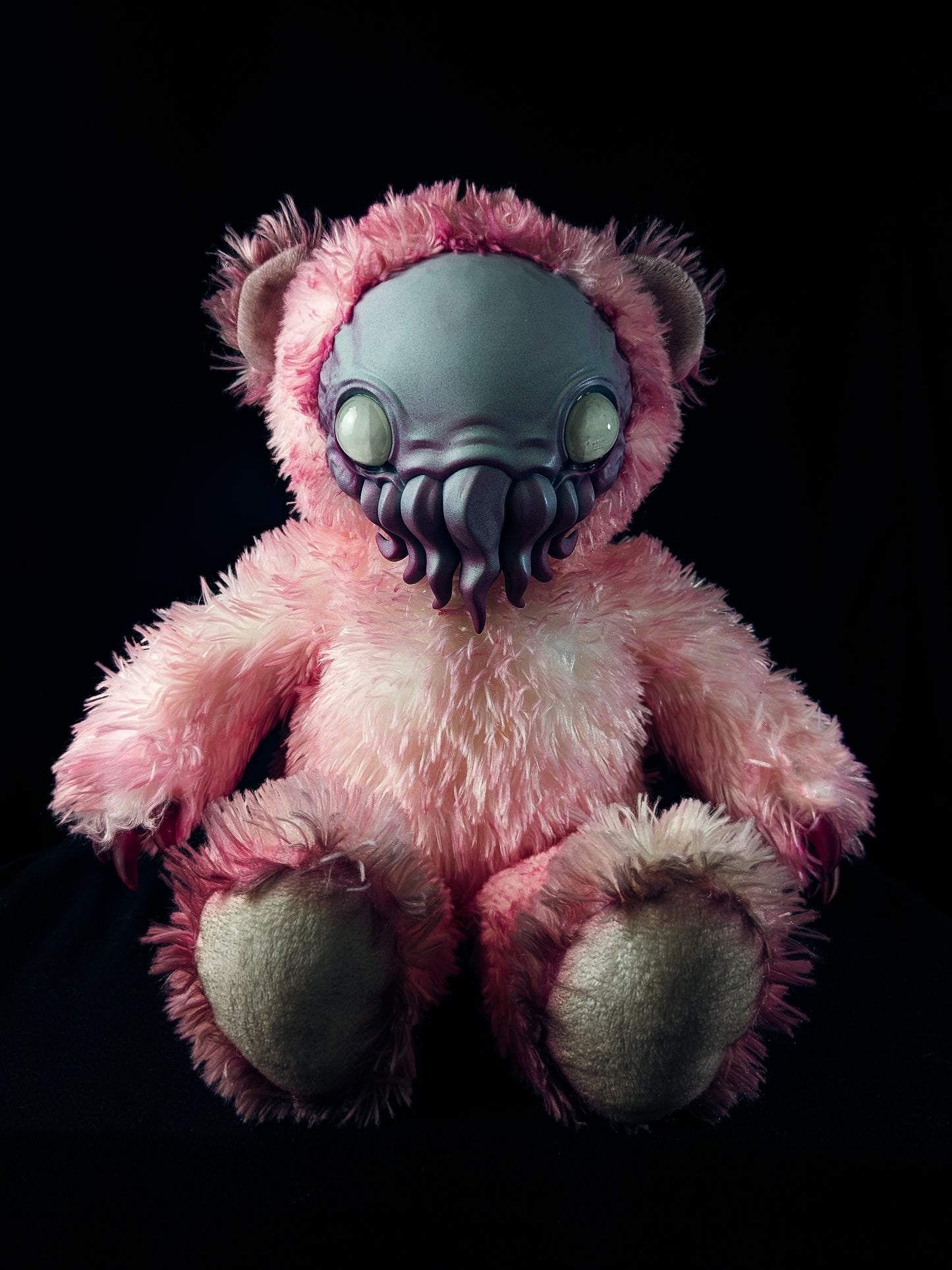 Pink Pantheon: ELDINUTH - CRYPTCRITZ Handcrafted Lovecraftian Cthulhu Art Doll Plush Toy for Eldritch Entities