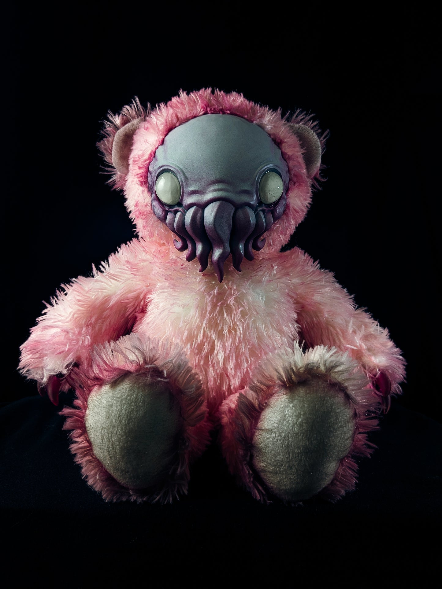 Pink Pantheon: ELDINUTH - CRYPTCRITZ Handcrafted Lovecraftian Cthulhu Art Doll Plush Toy for Eldritch Entities