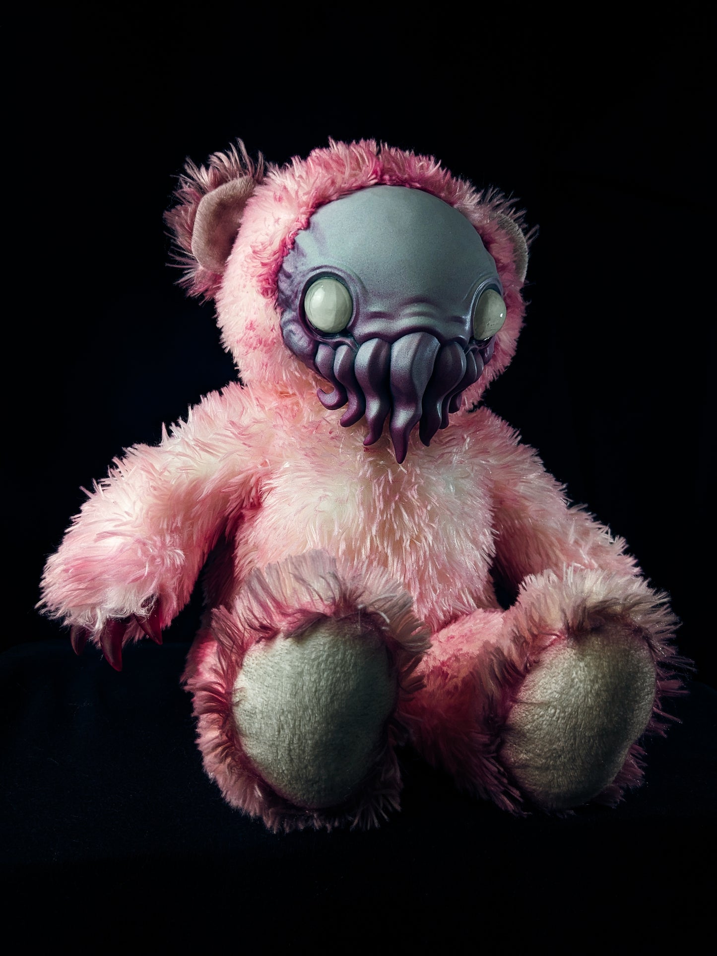 Pink Pantheon: ELDINUTH - CRYPTCRITZ Handcrafted Lovecraftian Cthulhu Art Doll Plush Toy for Eldritch Entities