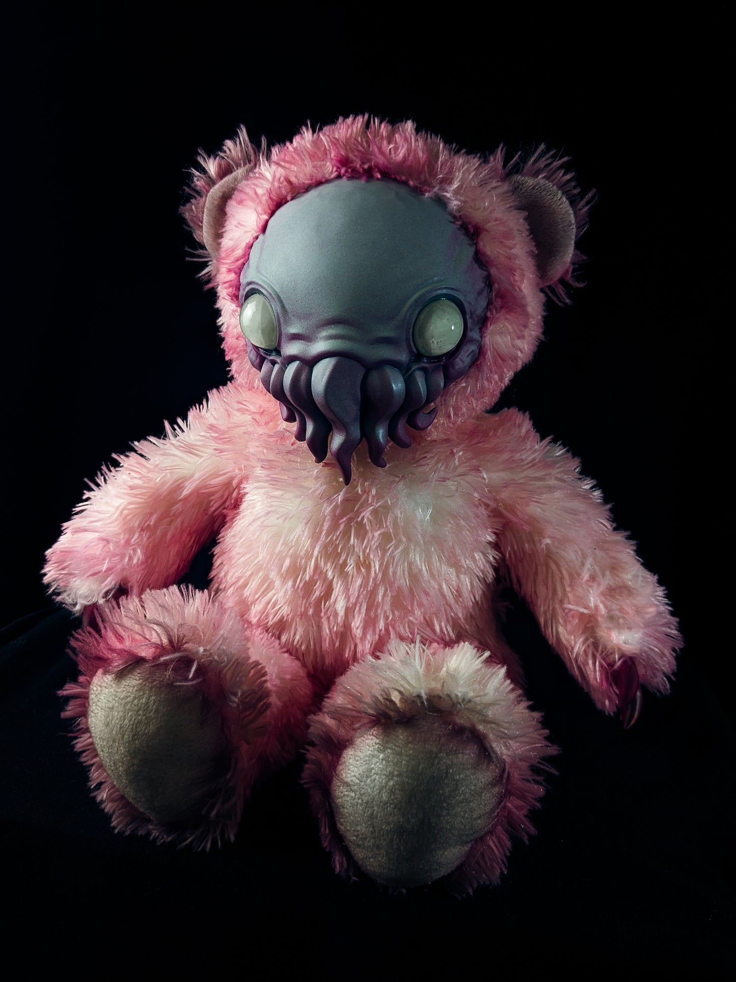 Pink Pantheon: ELDINUTH - CRYPTCRITZ Handcrafted Lovecraftian Cthulhu Art Doll Plush Toy for Eldritch Entities