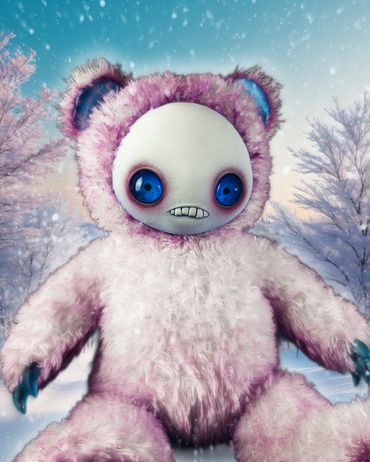 Looming Itch: JITTERS - CRYPTCRITZ Handcrafted Creepy Monster Art Doll Plush Toy for Unhinged Individuals