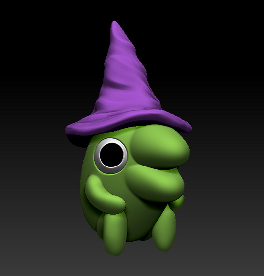 GLEP (3D STL FILE) - Smiling Friends Inspired Keychain for FDM/Resin Printing