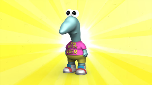 SMORMU (3D STL FILE) - Smiling Friends Inspired Keychain for FDM/Resin Printing