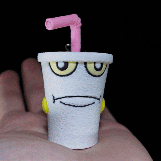 MASTER SHAKE (3D STL FILE) - Aqua Teen Hunger Force Inspired Keychain for FDM/Resin Printing