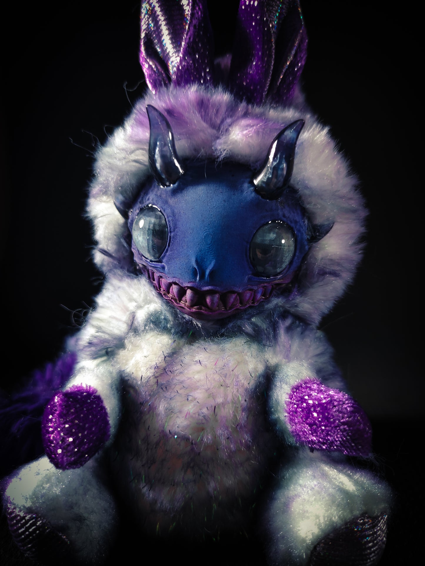 FRIENDPHIBIAN Purple Spark Flavour - Cryptid Art Doll Plush Toy