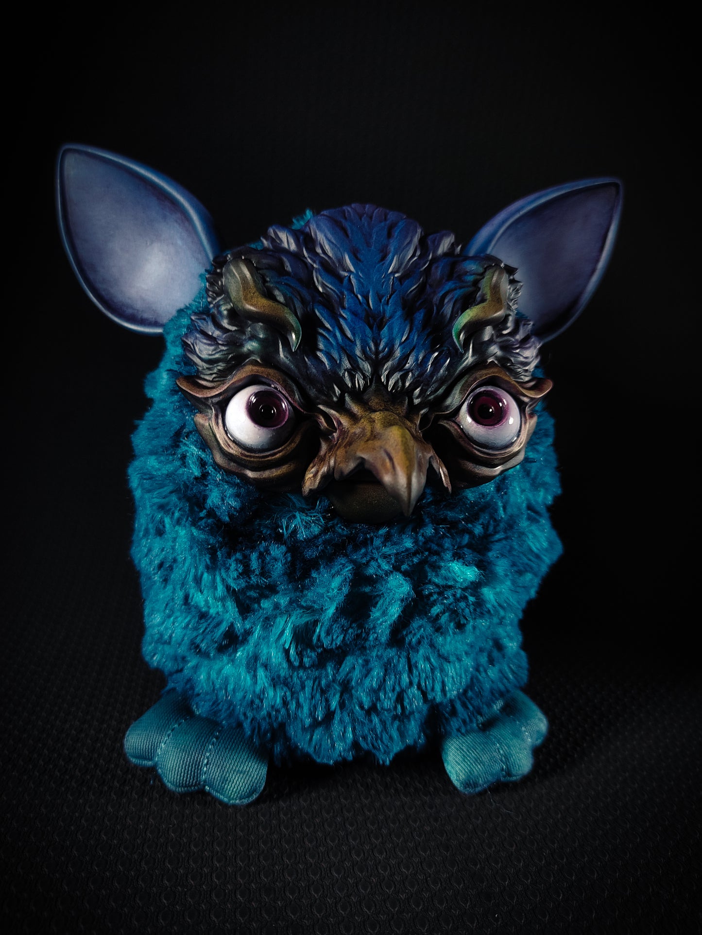 Bleek - Custom Electronic Furby Art Doll Plush Toy