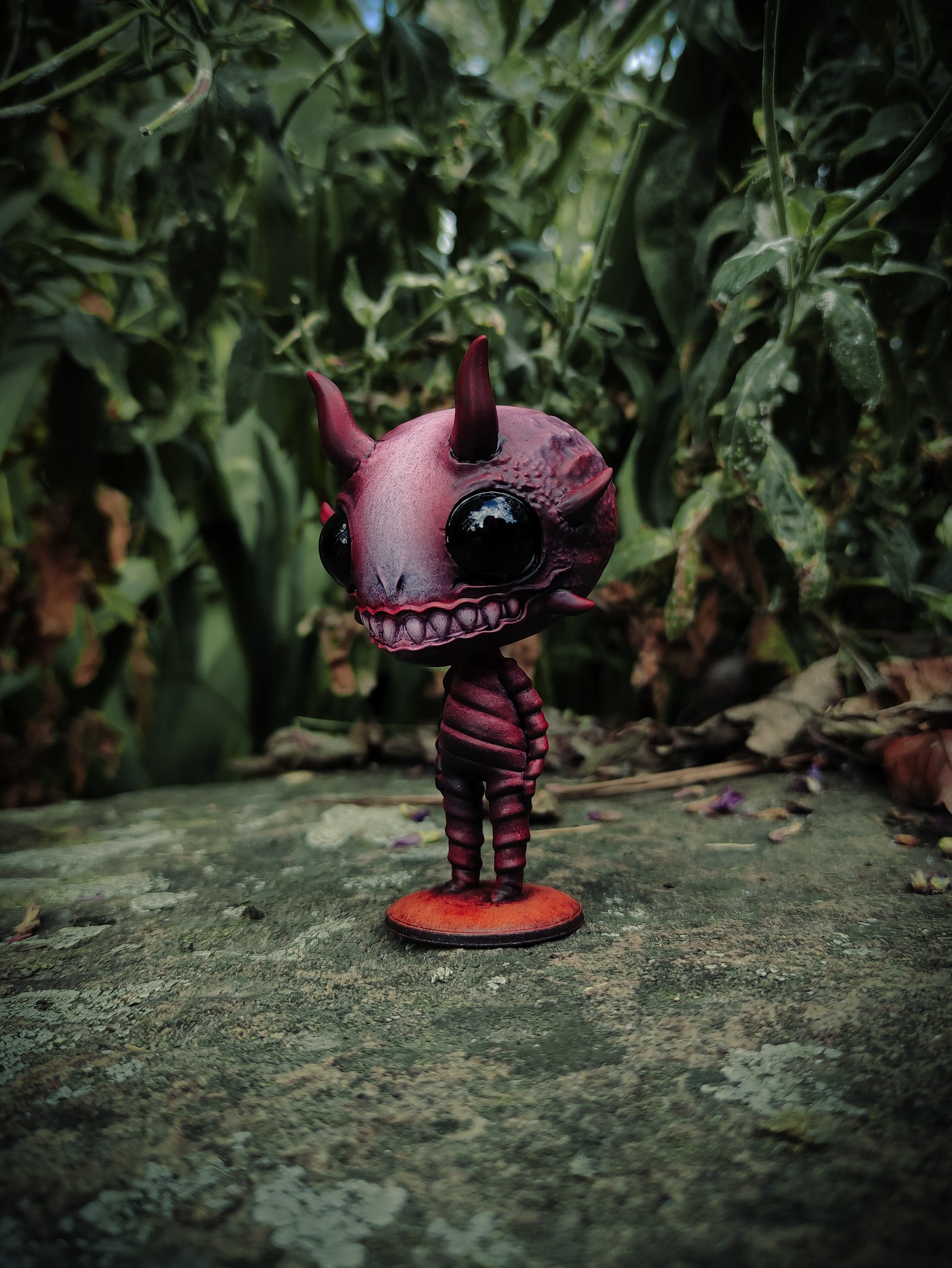 WAEDBERRY (LIMITED EDITION) - OOAK Handpainted resin Gloomberry (Art Toy)