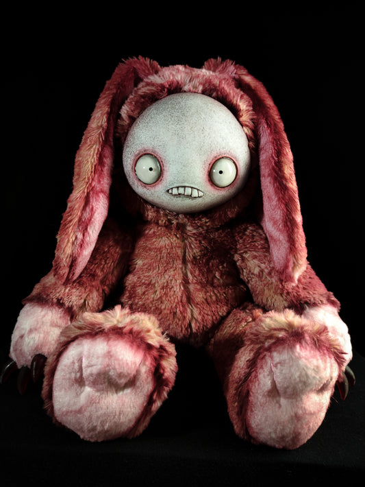 Jitters (Crimson Snowfall) - Monster Art Doll Plush Toy