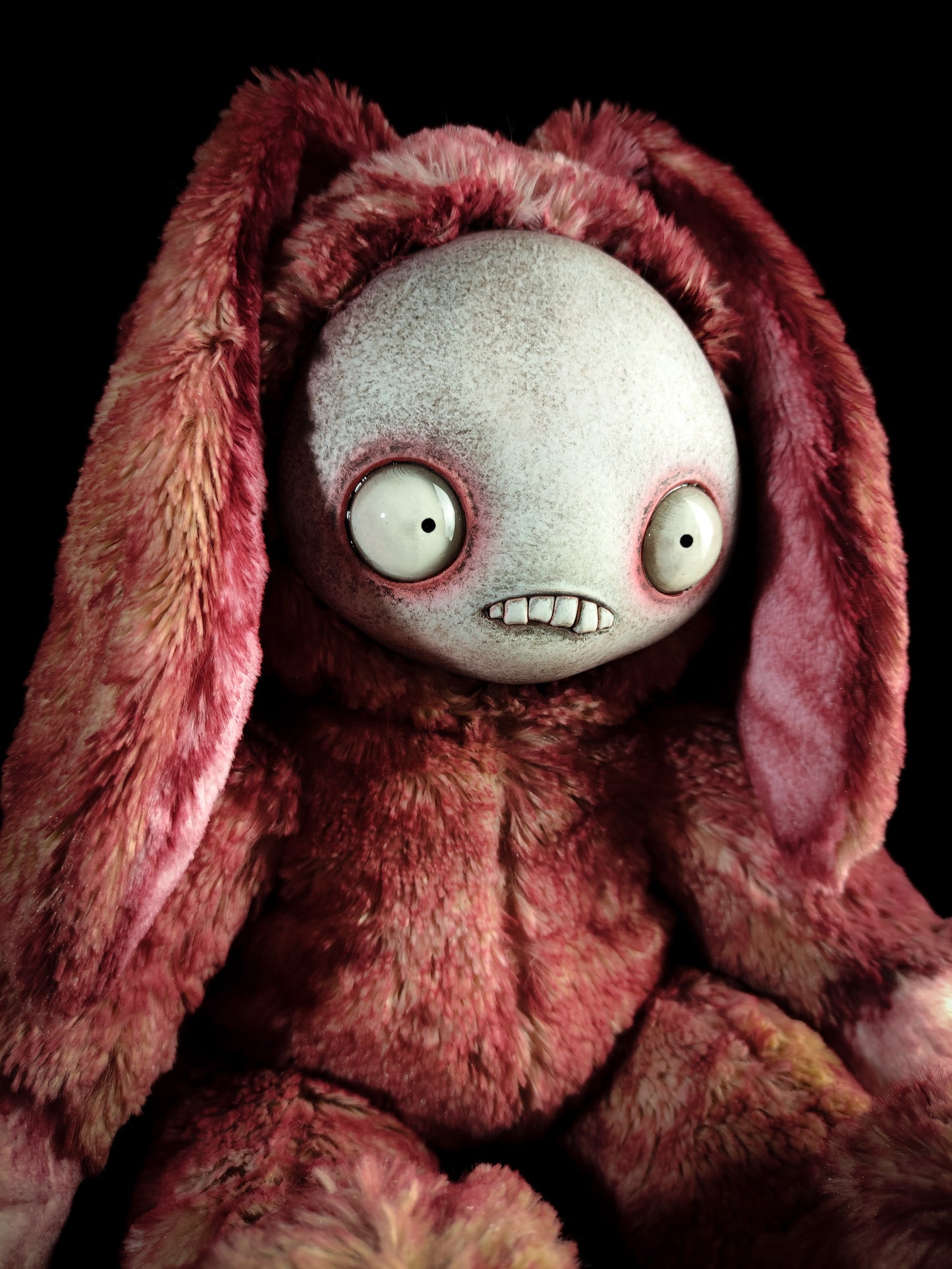 Jitters (Crimson Snowfall) - Monster Art Doll Plush Toy