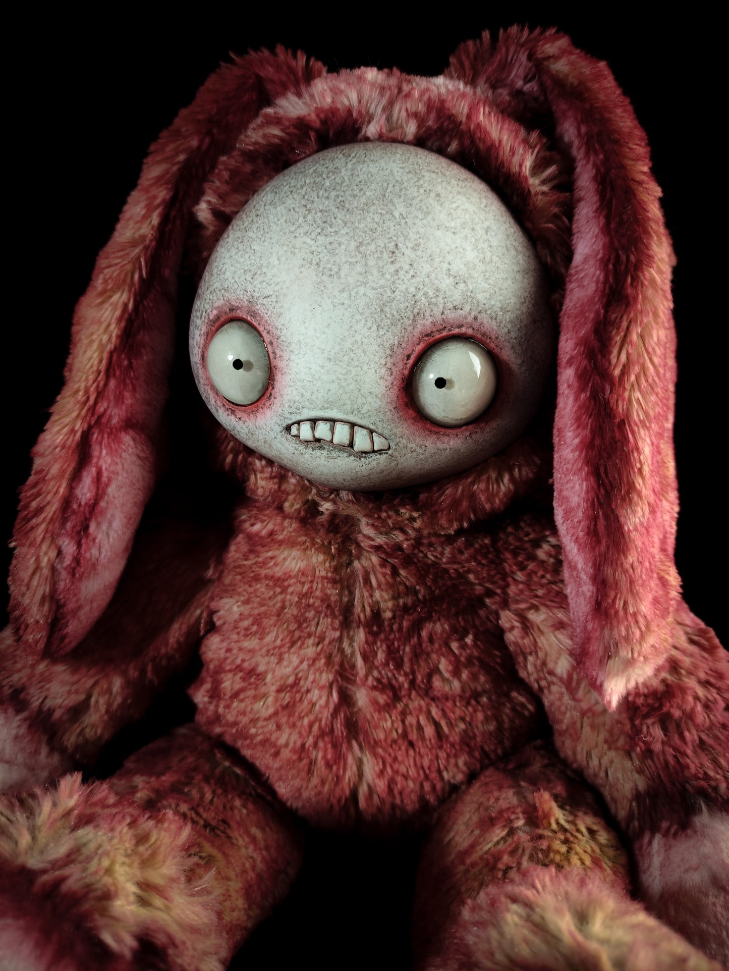 Jitters (Crimson Snowfall) - Monster Art Doll Plush Toy