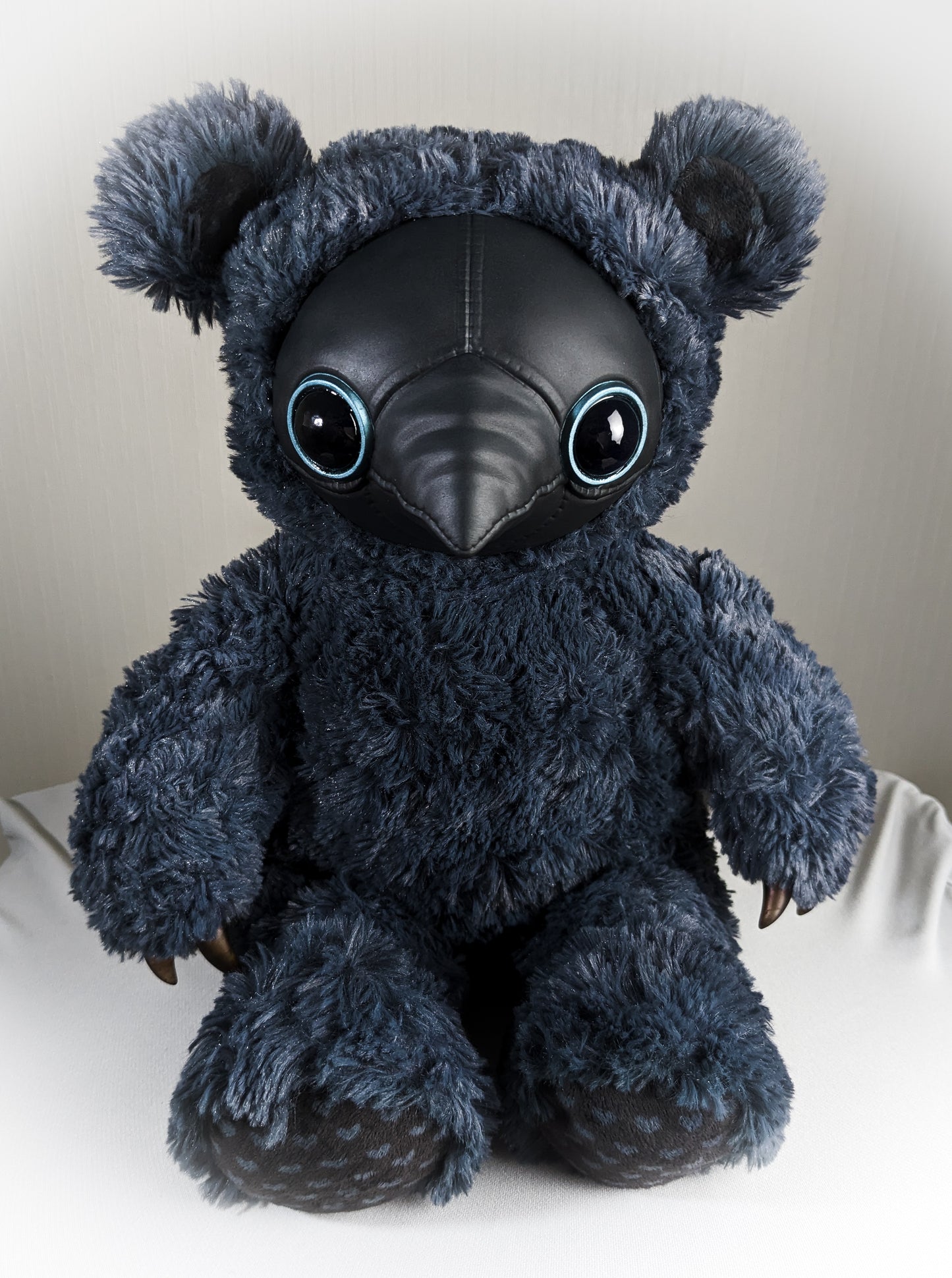Enigmatic Healer: AMBROISE - CRYPTCRITS Handcrafted Creepy Cute Plague Doctor Art Doll Plush Toy for Gothic Connoisseurs