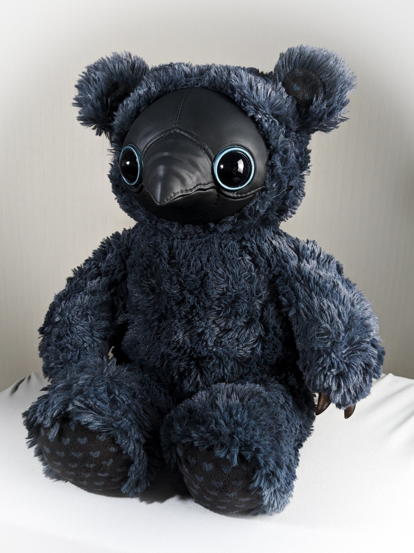 Enigmatic Healer: AMBROISE - CRYPTCRITS Handcrafted Creepy Cute Plague Doctor Art Doll Plush Toy for Gothic Connoisseurs