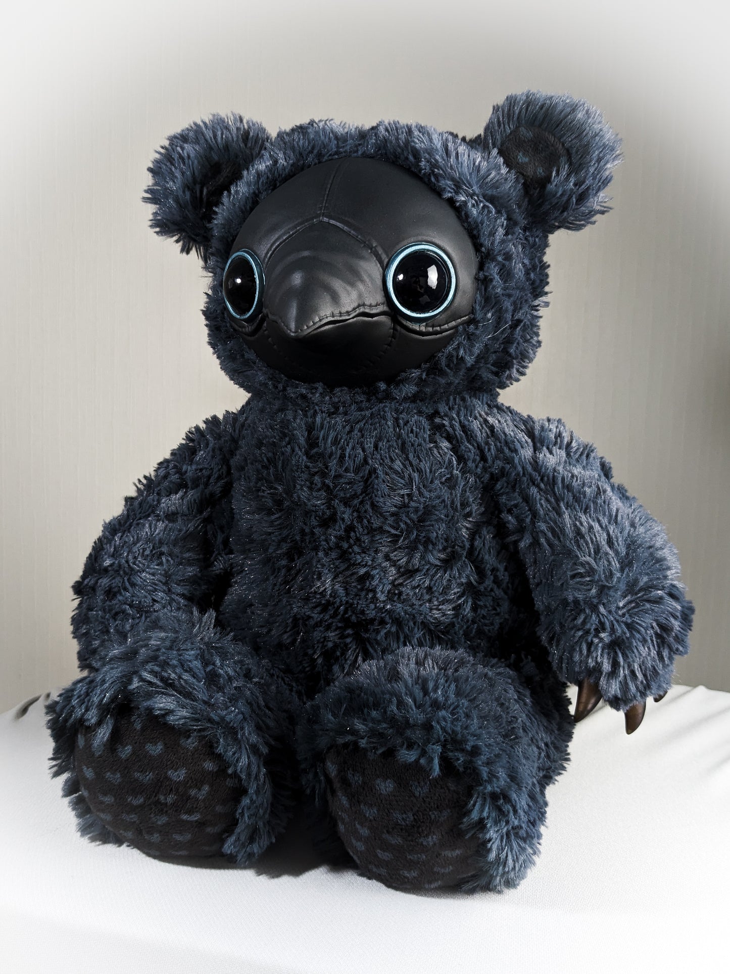 Enigmatic Healer: AMBROISE - CRYPTCRITS Handcrafted Creepy Cute Plague Doctor Art Doll Plush Toy for Gothic Connoisseurs