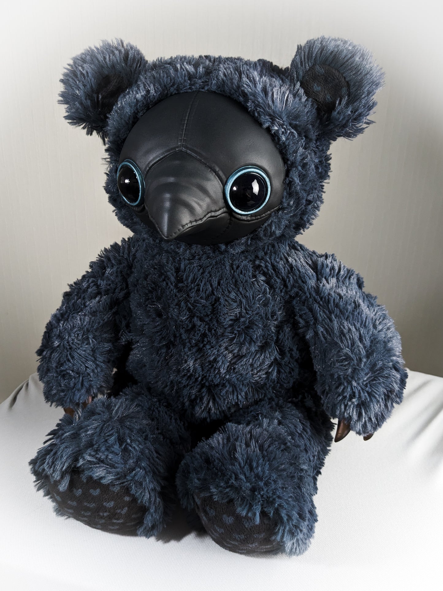Enigmatic Healer: AMBROISE - CRYPTCRITS Handcrafted Creepy Cute Plague Doctor Art Doll Plush Toy for Gothic Connoisseurs