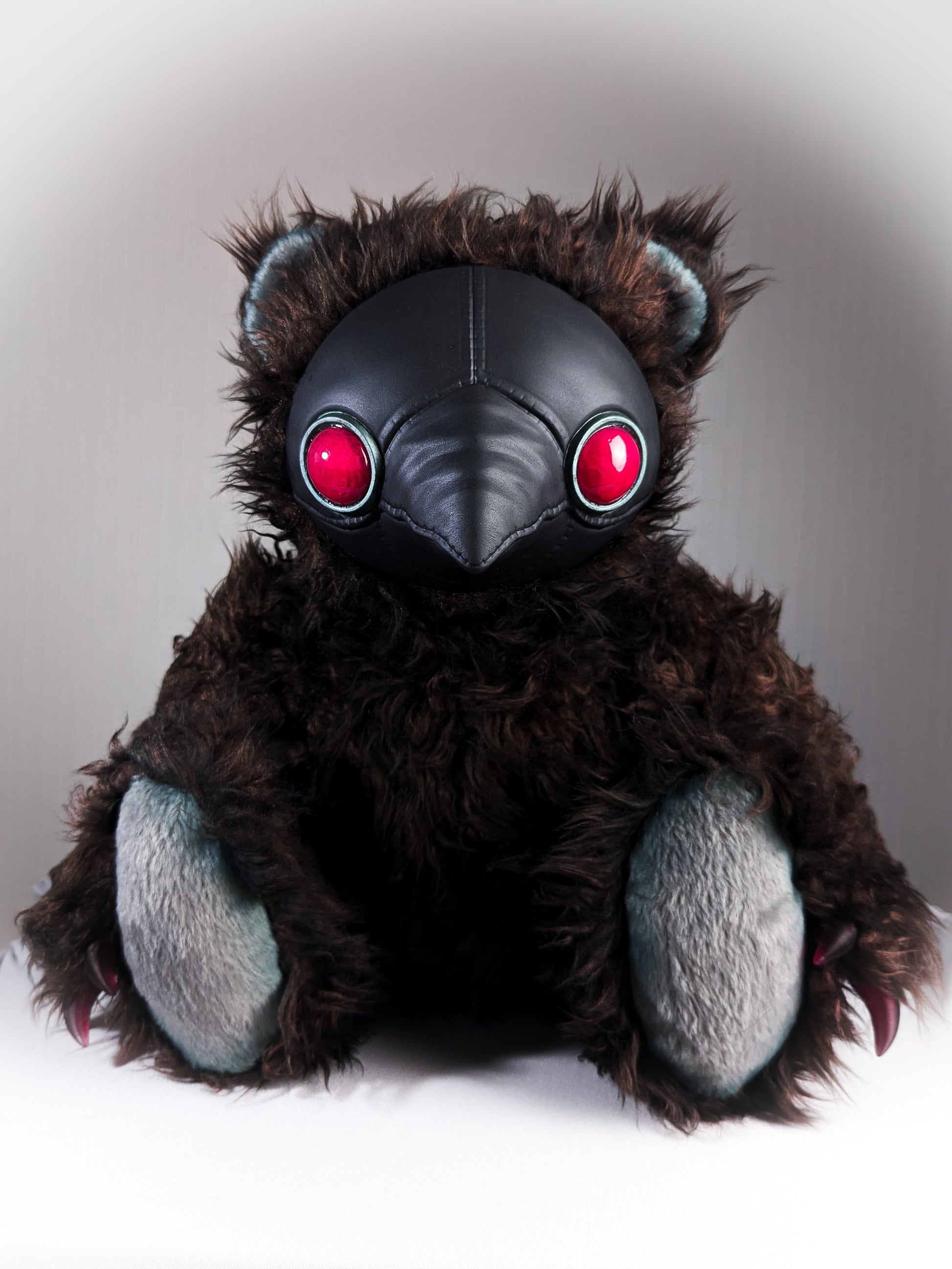 Curious Remedies: AMBROISE - CRYPTCRITZ Handcrafted Creepy Cute Plague Doctor Art Doll Plush Toy for Eccentric Souls