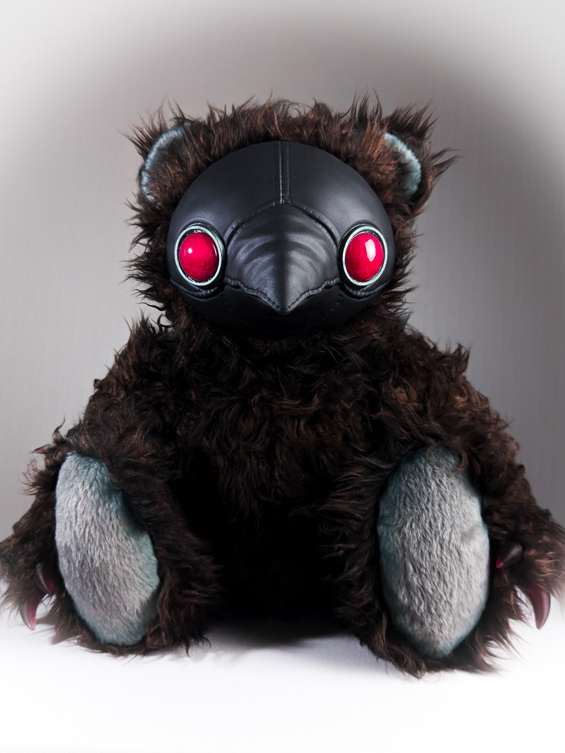 Curious Remedies: AMBROISE - CRYPTCRITZ Handcrafted Creepy Cute Plague Doctor Art Doll Plush Toy for Eccentric Souls