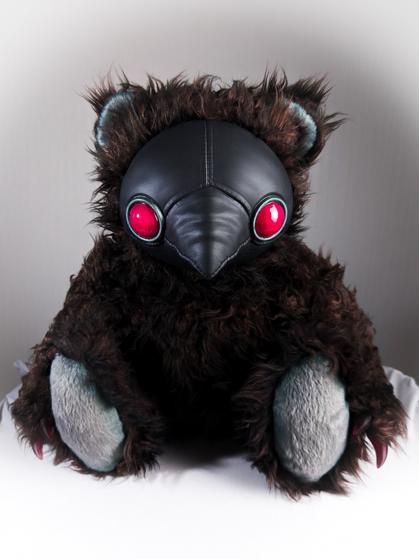Curious Remedies: AMBROISE - CRYPTCRITZ Handcrafted Creepy Cute Plague Doctor Art Doll Plush Toy for Eccentric Souls