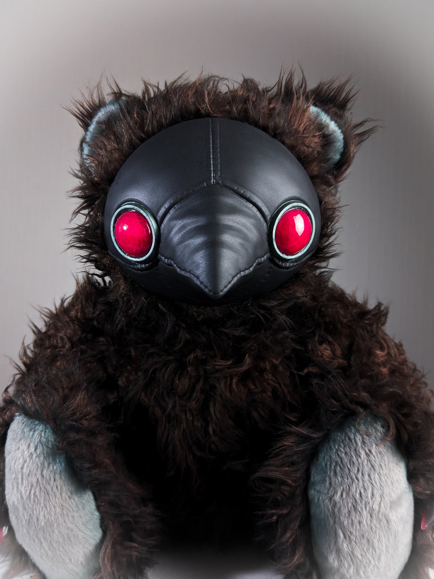 Curious Remedies: AMBROISE - CRYPTCRITZ Handcrafted Creepy Cute Plague Doctor Art Doll Plush Toy for Eccentric Souls