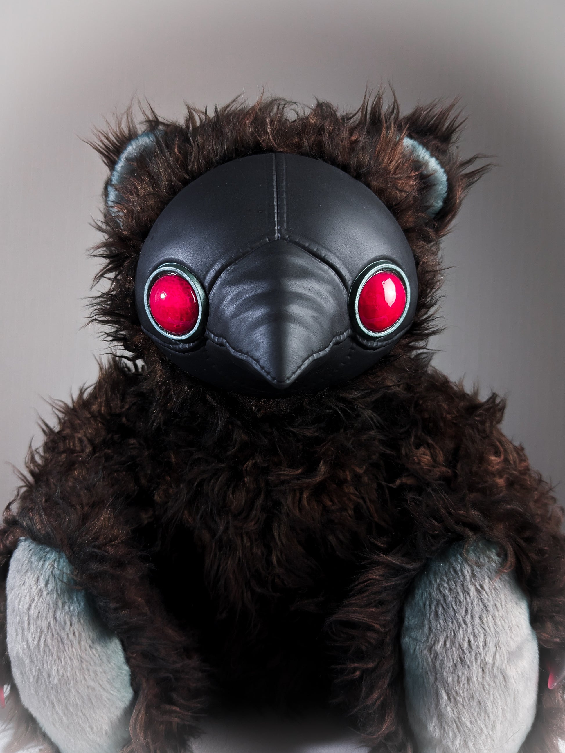Curious Remedies: AMBROISE - CRYPTCRITZ Handcrafted Creepy Cute Plague Doctor Art Doll Plush Toy for Eccentric Souls