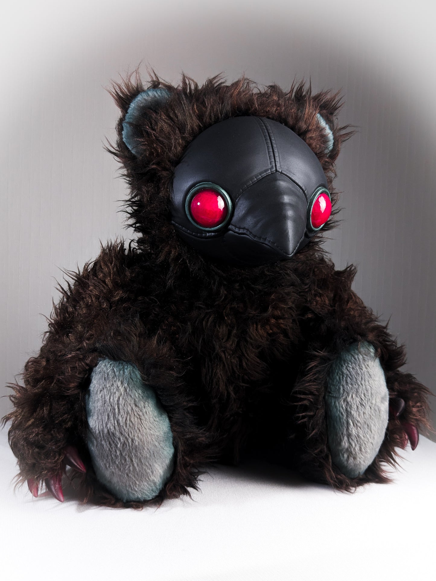 Curious Remedies: AMBROISE - CRYPTCRITZ Handcrafted Creepy Cute Plague Doctor Art Doll Plush Toy for Eccentric Souls