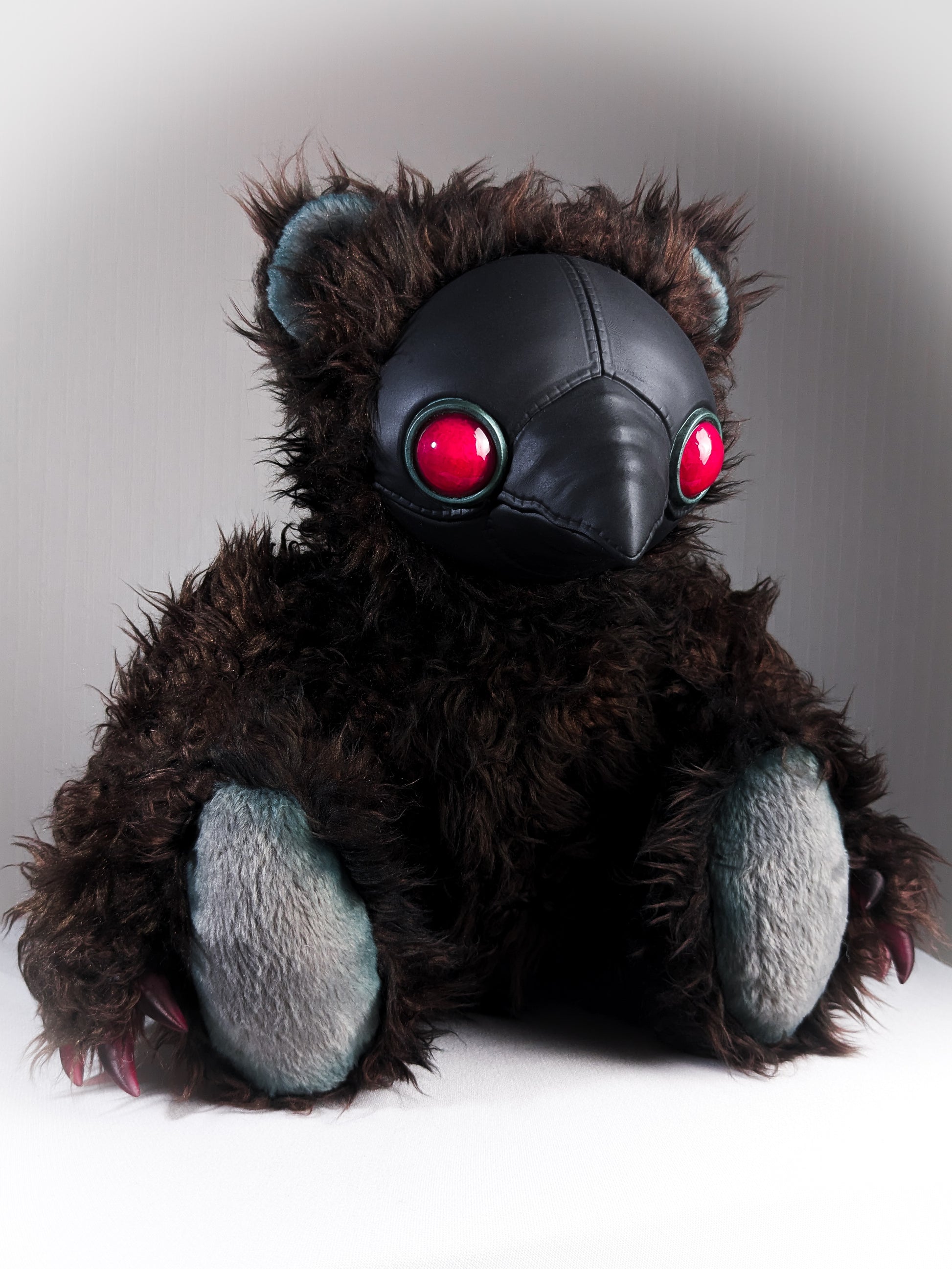 Curious Remedies: AMBROISE - CRYPTCRITZ Handcrafted Creepy Cute Plague Doctor Art Doll Plush Toy for Eccentric Souls