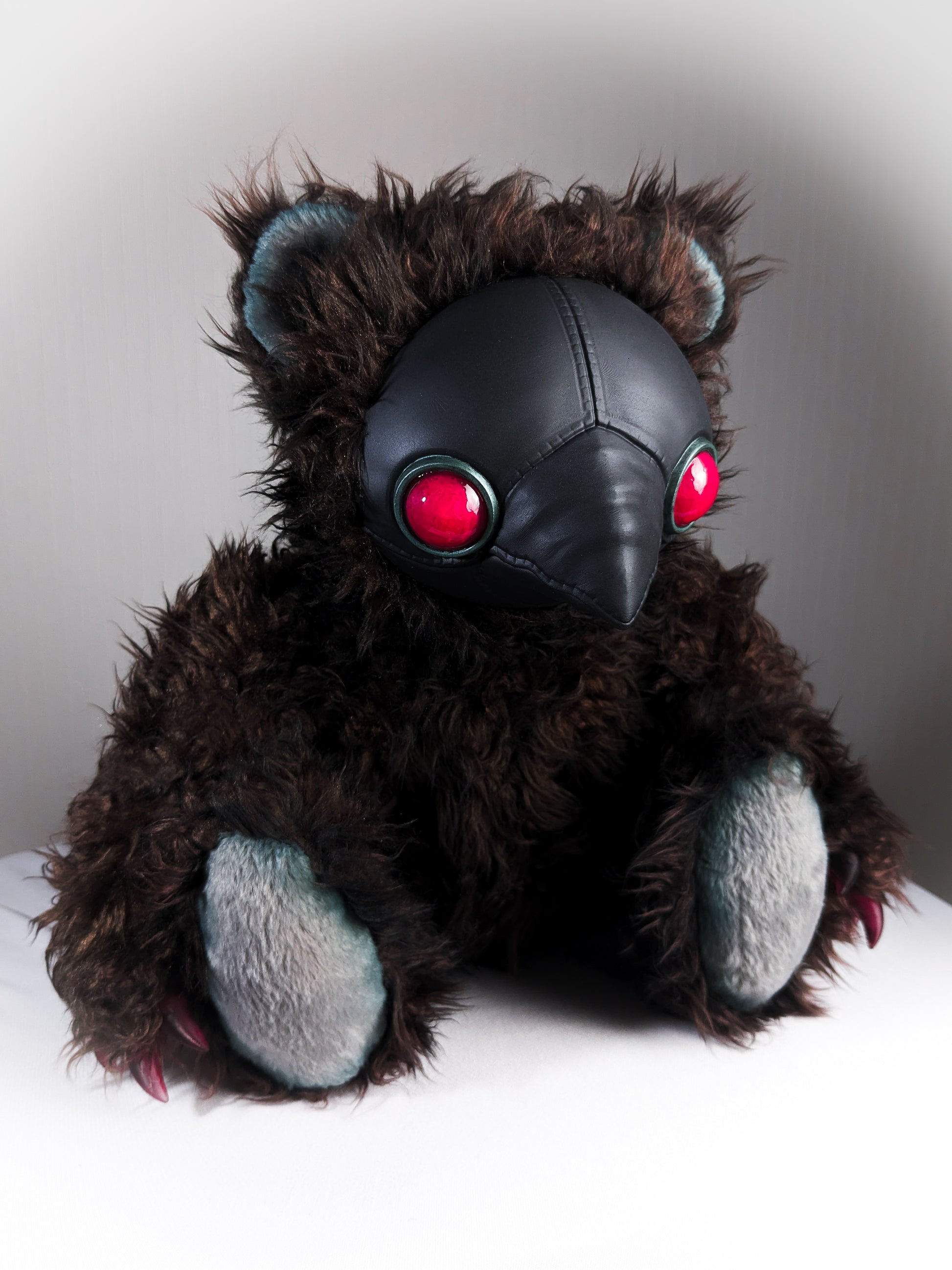 Curious Remedies: AMBROISE - CRYPTCRITZ Handcrafted Creepy Cute Plague Doctor Art Doll Plush Toy for Eccentric Souls