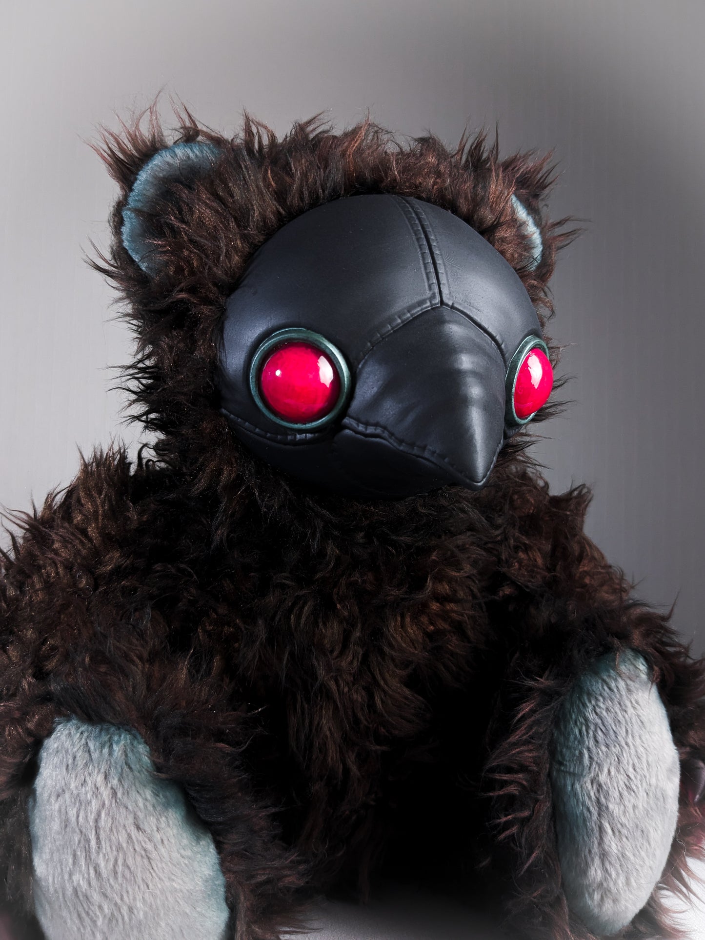 Curious Remedies: AMBROISE - CRYPTCRITZ Handcrafted Creepy Cute Plague Doctor Art Doll Plush Toy for Eccentric Souls