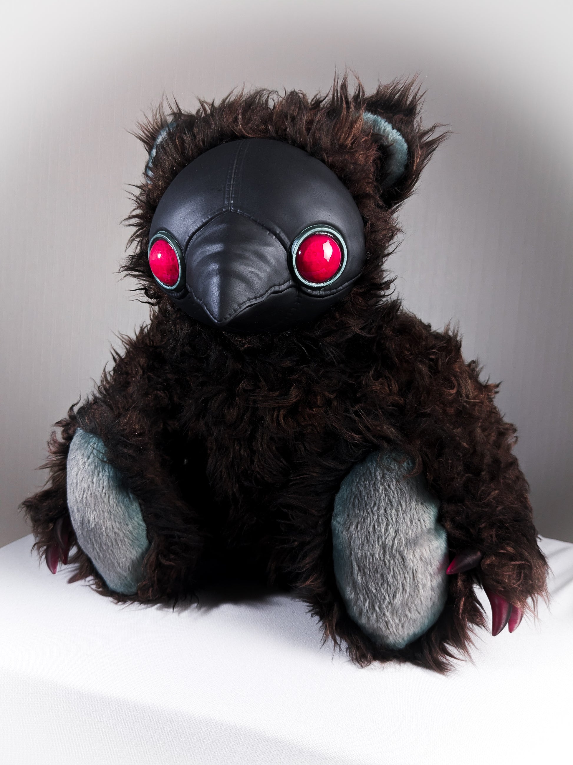 Curious Remedies: AMBROISE - CRYPTCRITZ Handcrafted Creepy Cute Plague Doctor Art Doll Plush Toy for Eccentric Souls
